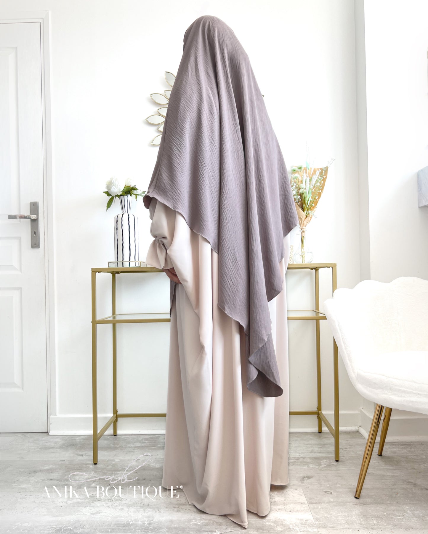 Khimar jazz maxi taupe