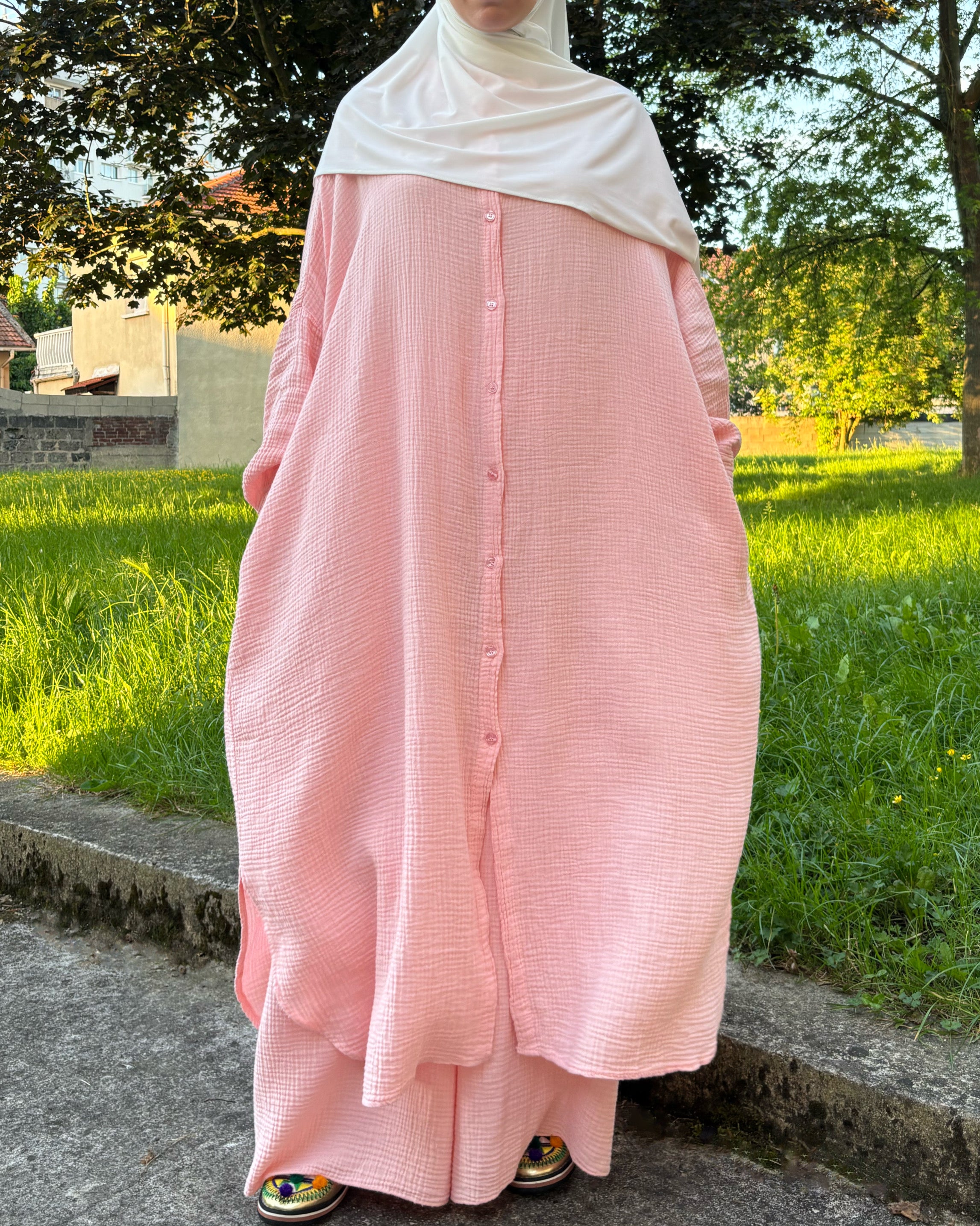 Ensemble Oversize – 100% Coton Texturé
