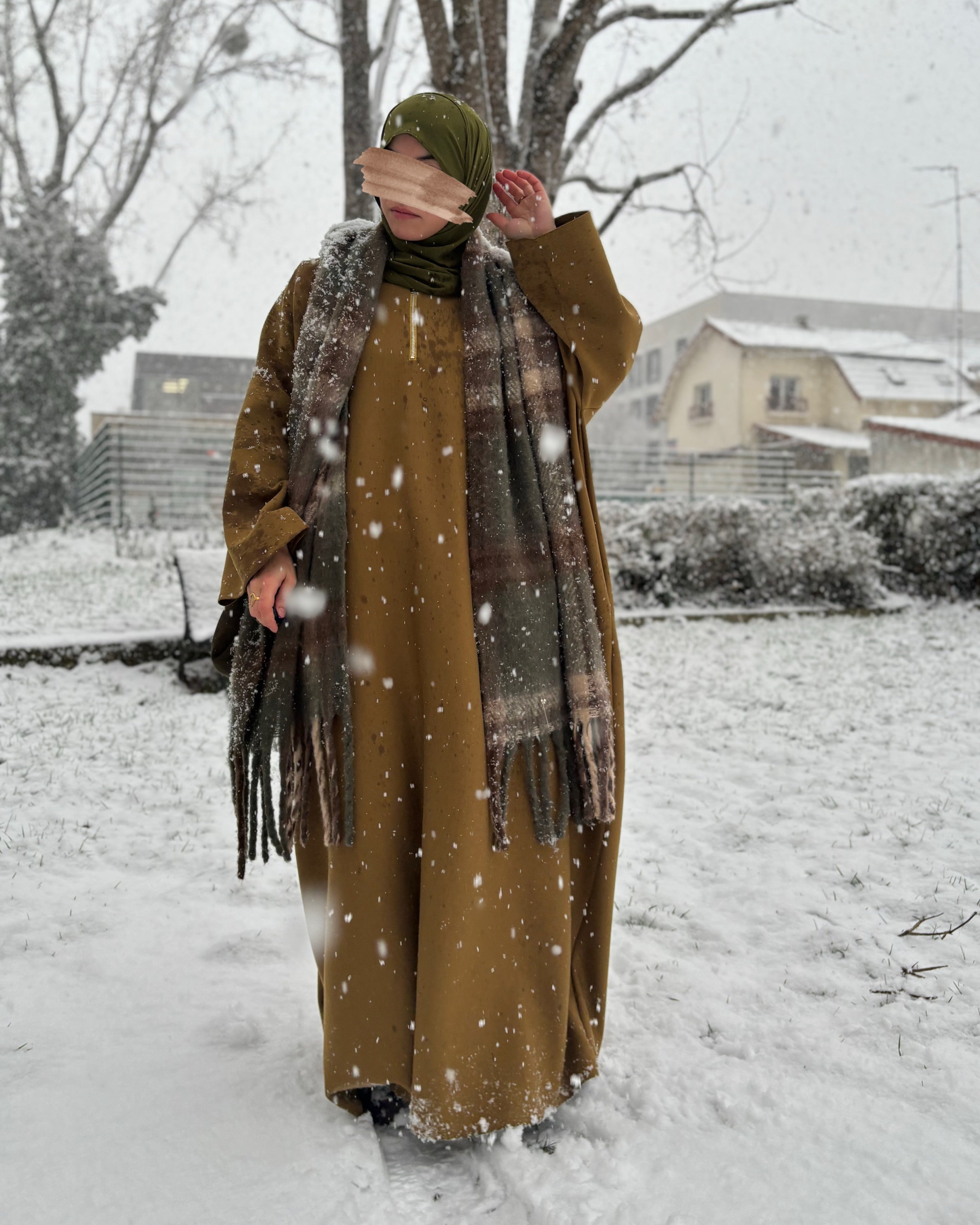 Abaya sportwear comfy oversiz olive