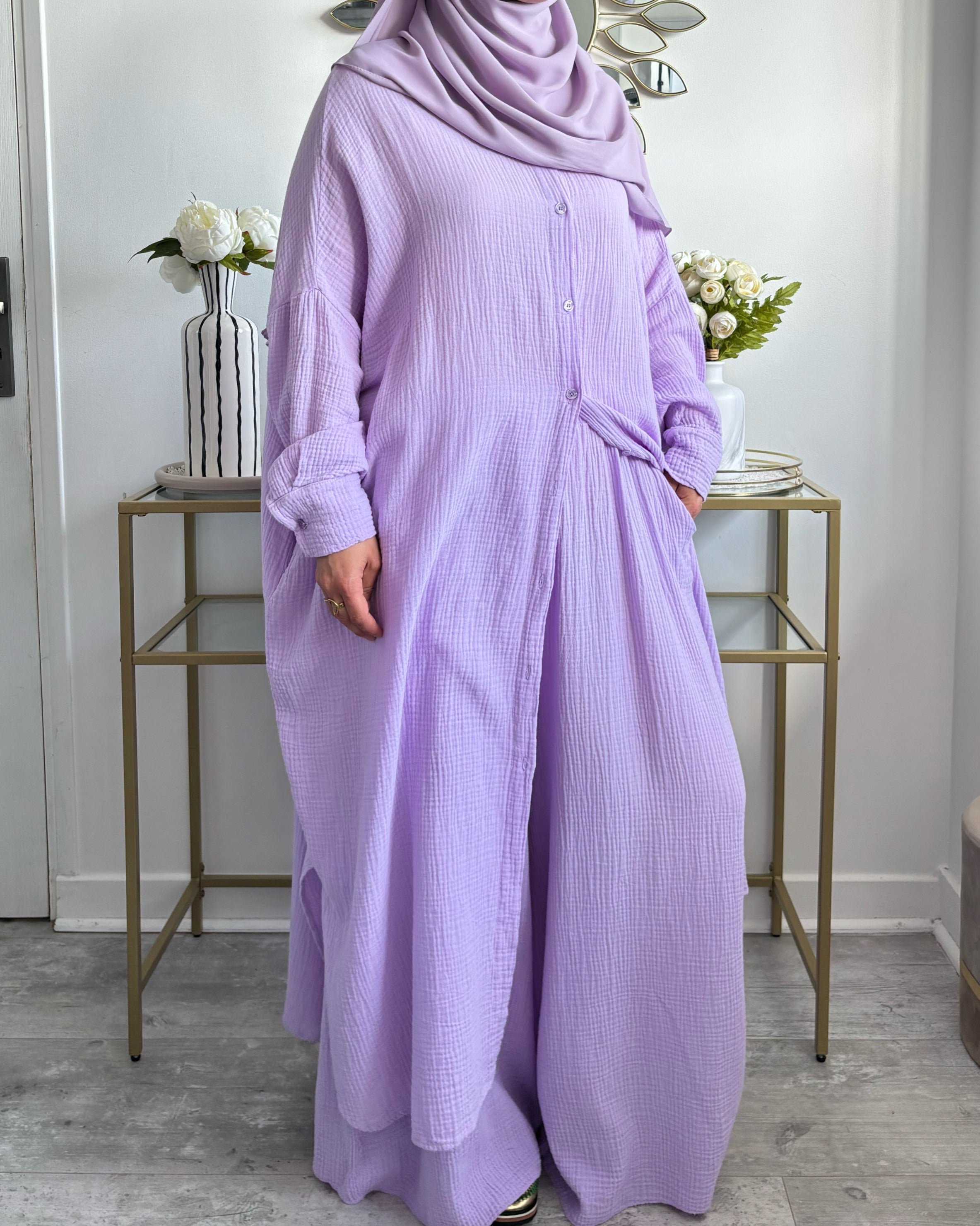 Ensemble Oversize – 100% Coton Texturé