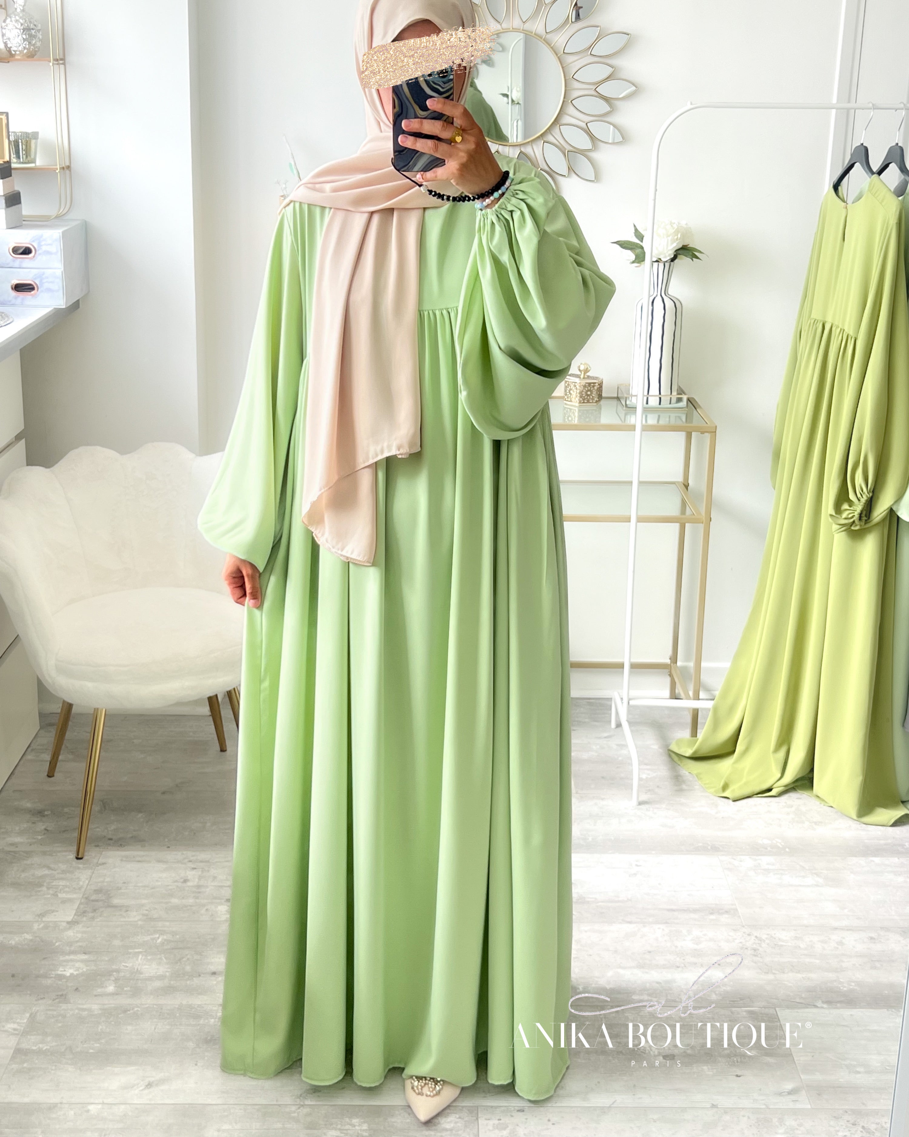 Abaya Naïla Tall pour sœur 1m80