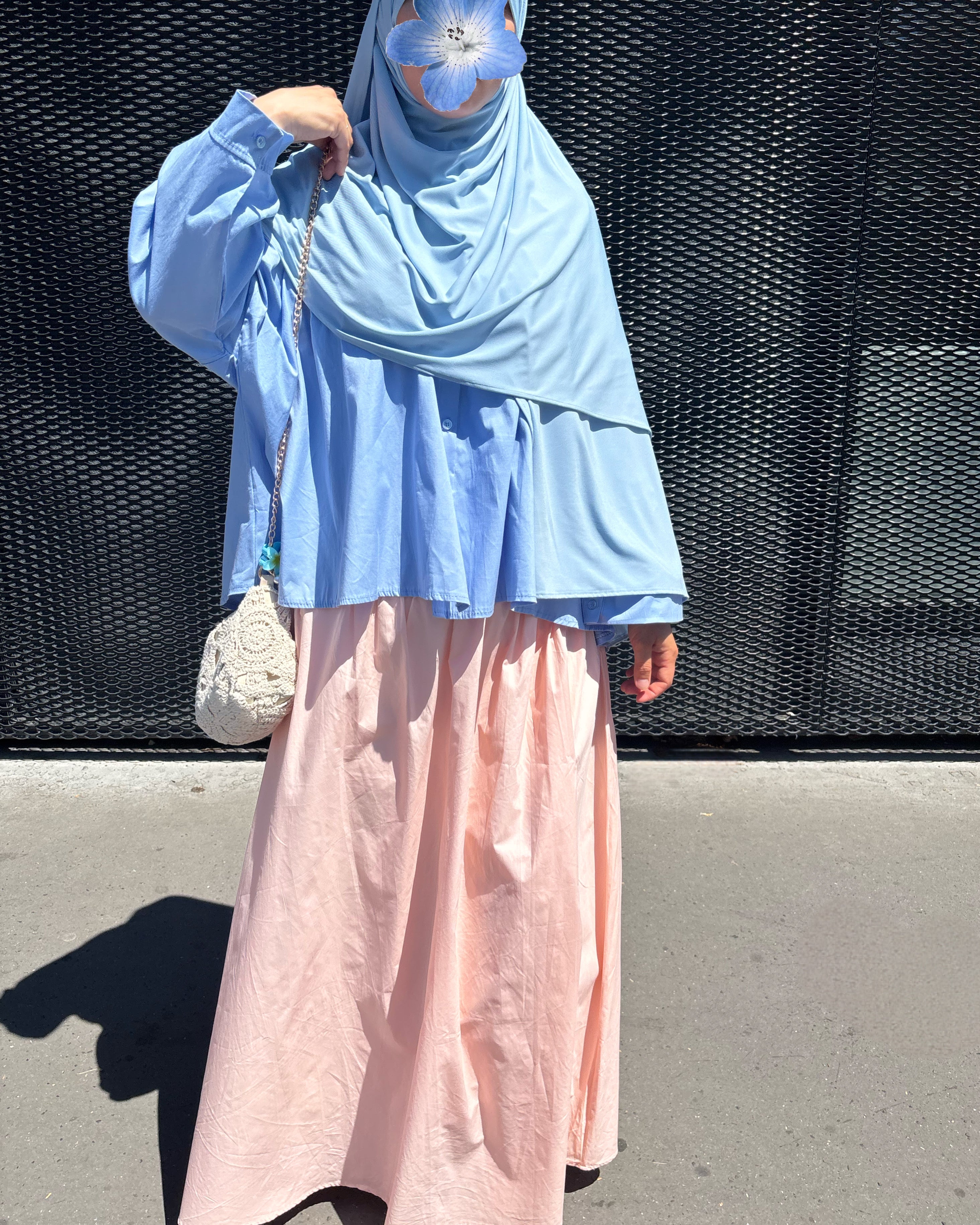 Jupe Longue 100 % Coton Doublée