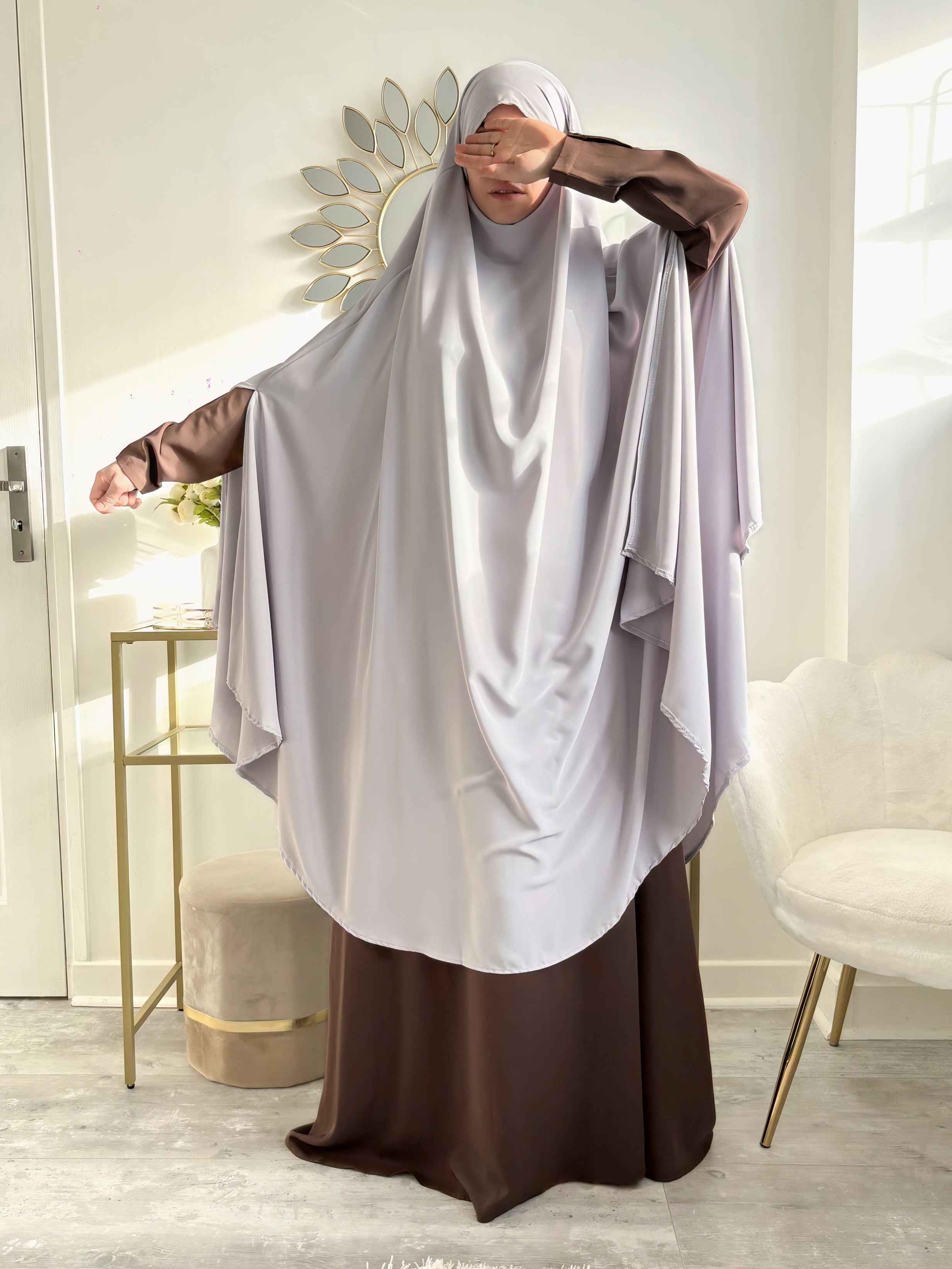 Khimar à fentes