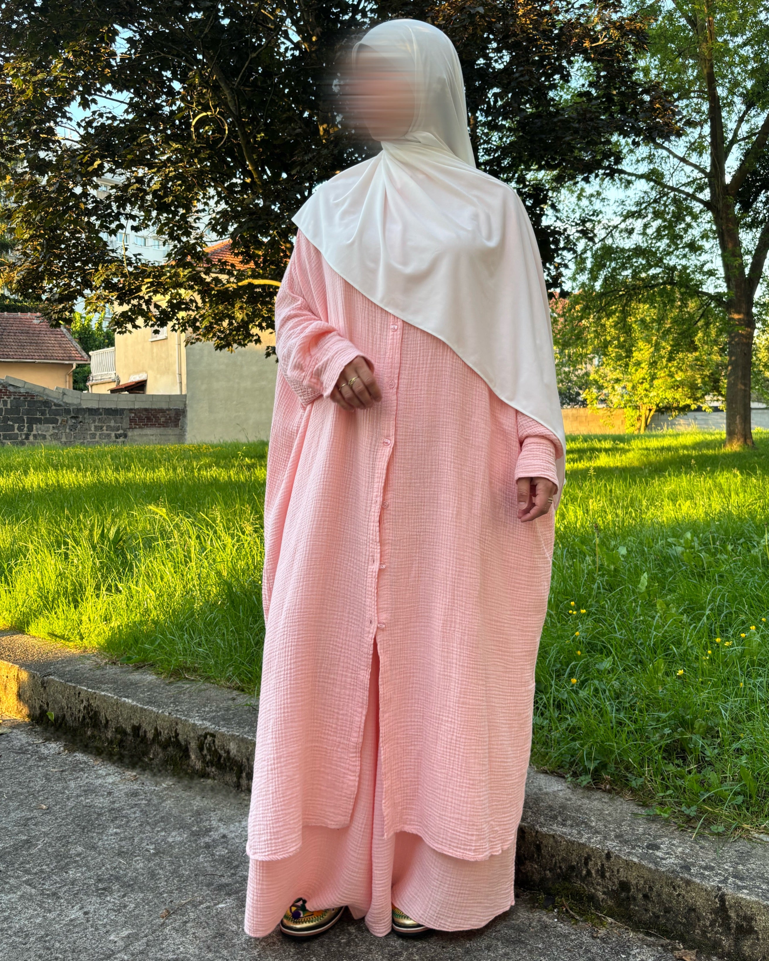 Ensemble Oversize – 100% Coton Texturé