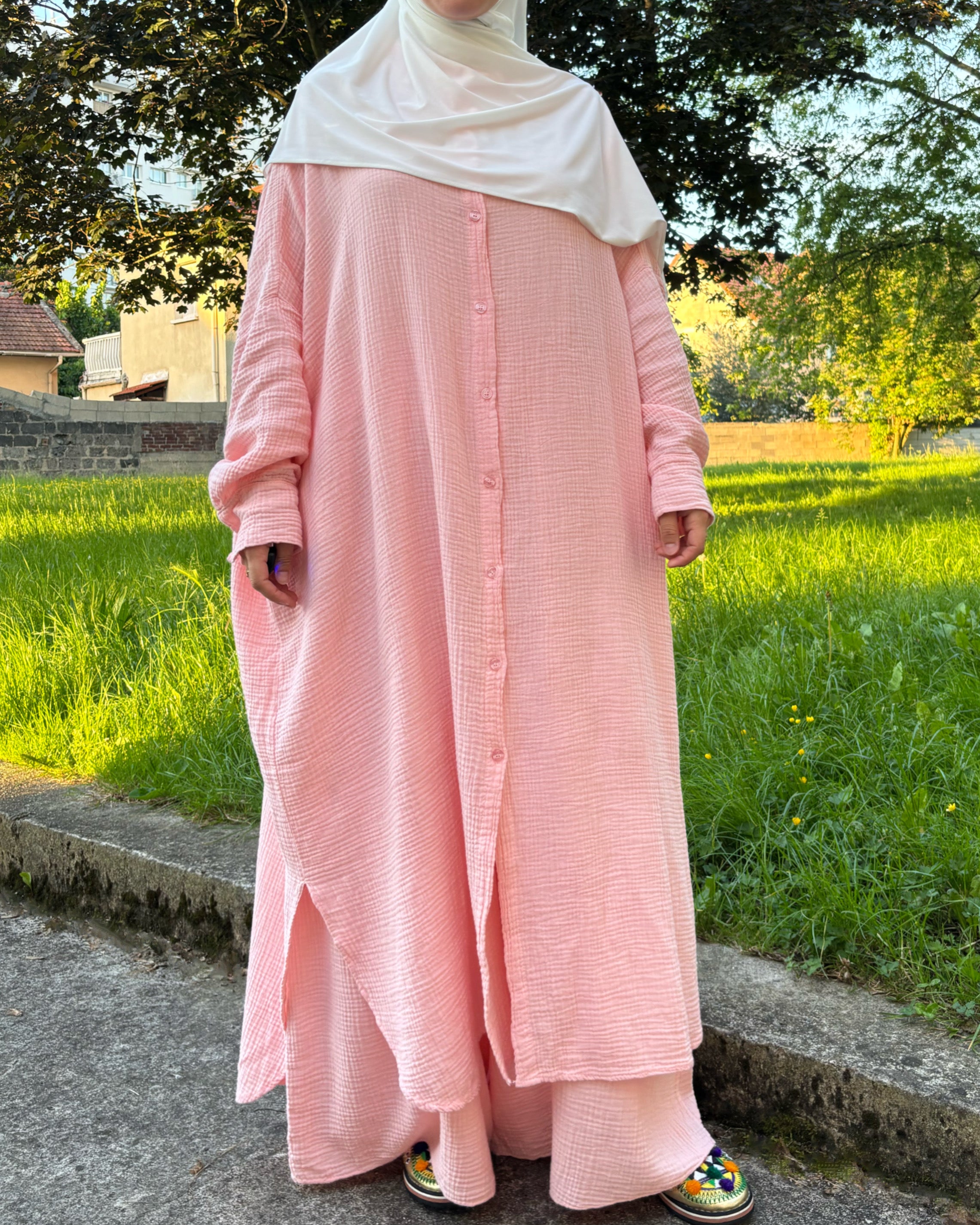 Ensemble Oversize – 100% Coton Texturé