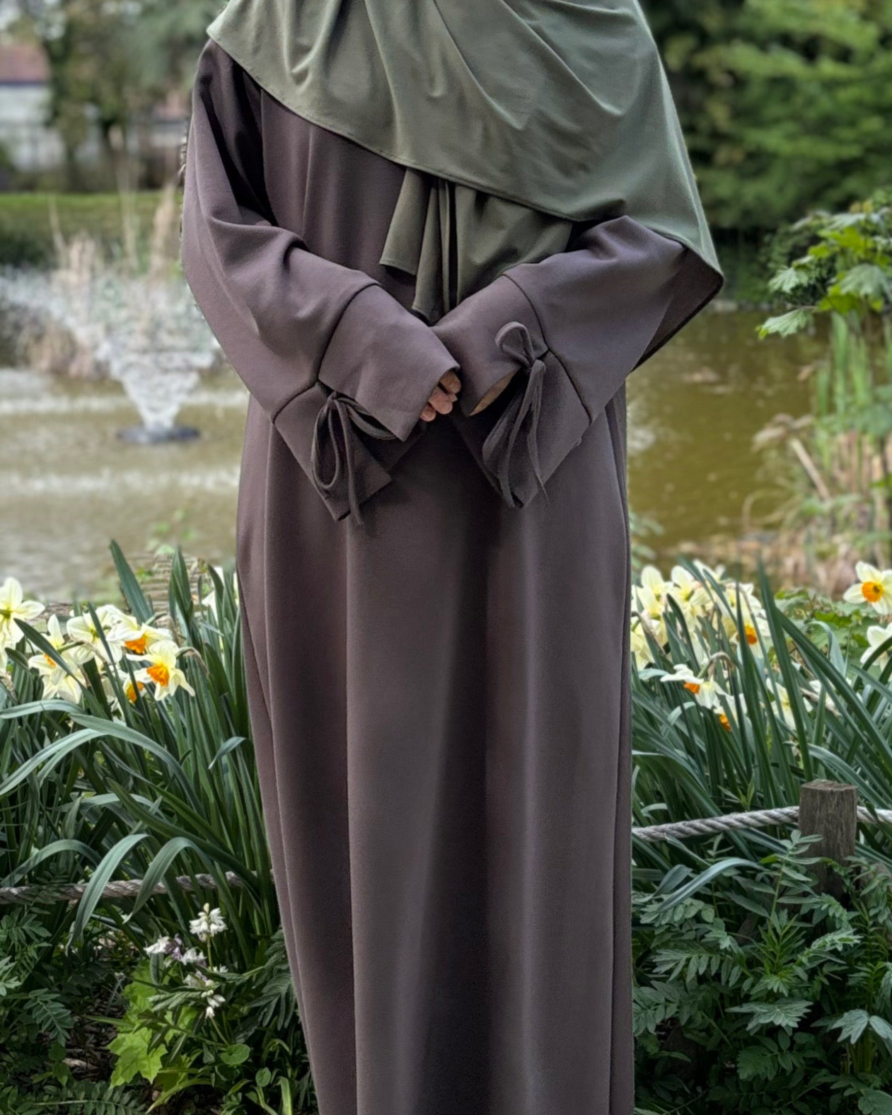 Abaya Sportive en Tissu Sweat - Confort et Élégance au Quotidien