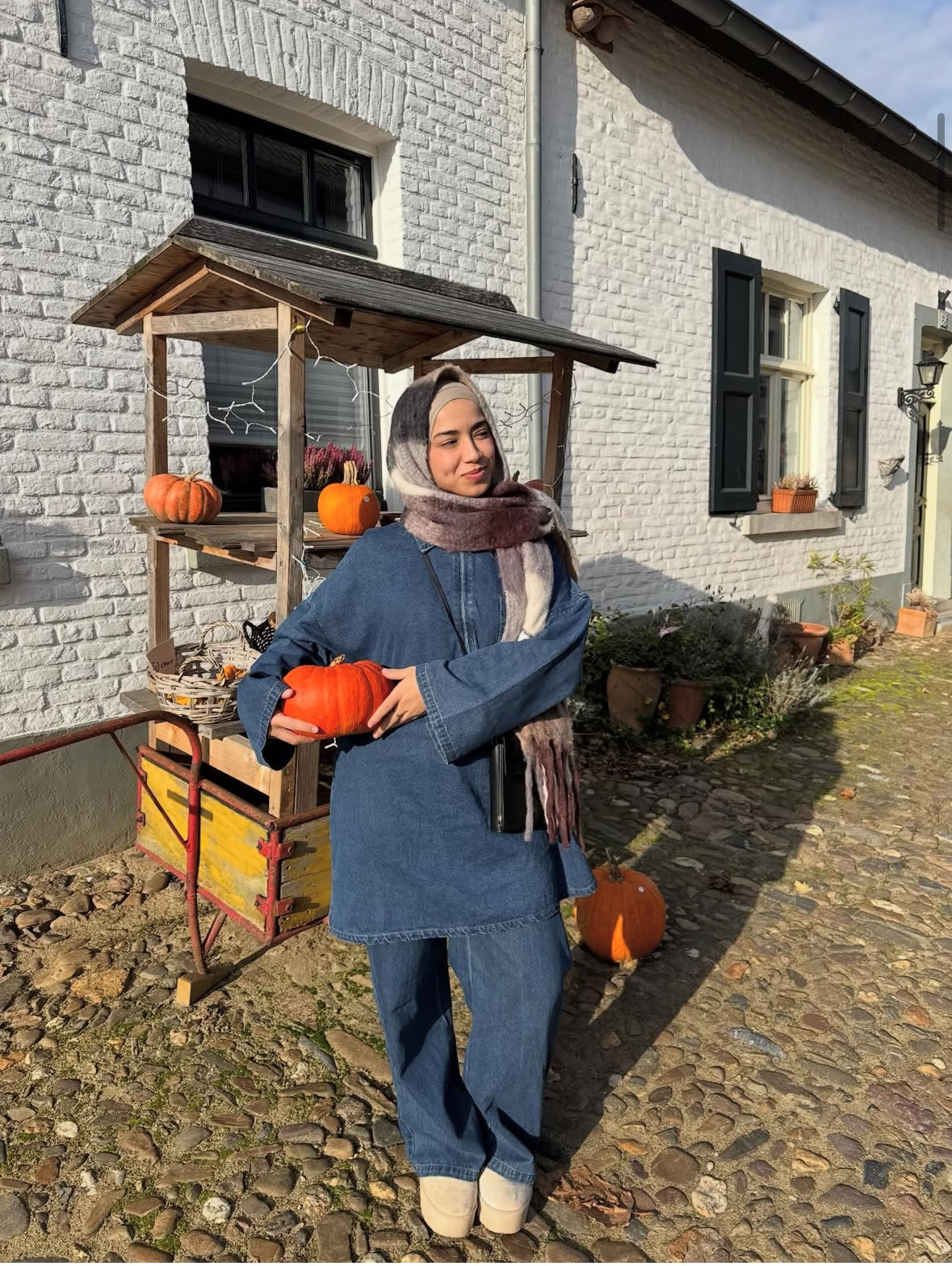 Ensemble Oversize Denim – Tunique & Pantalon