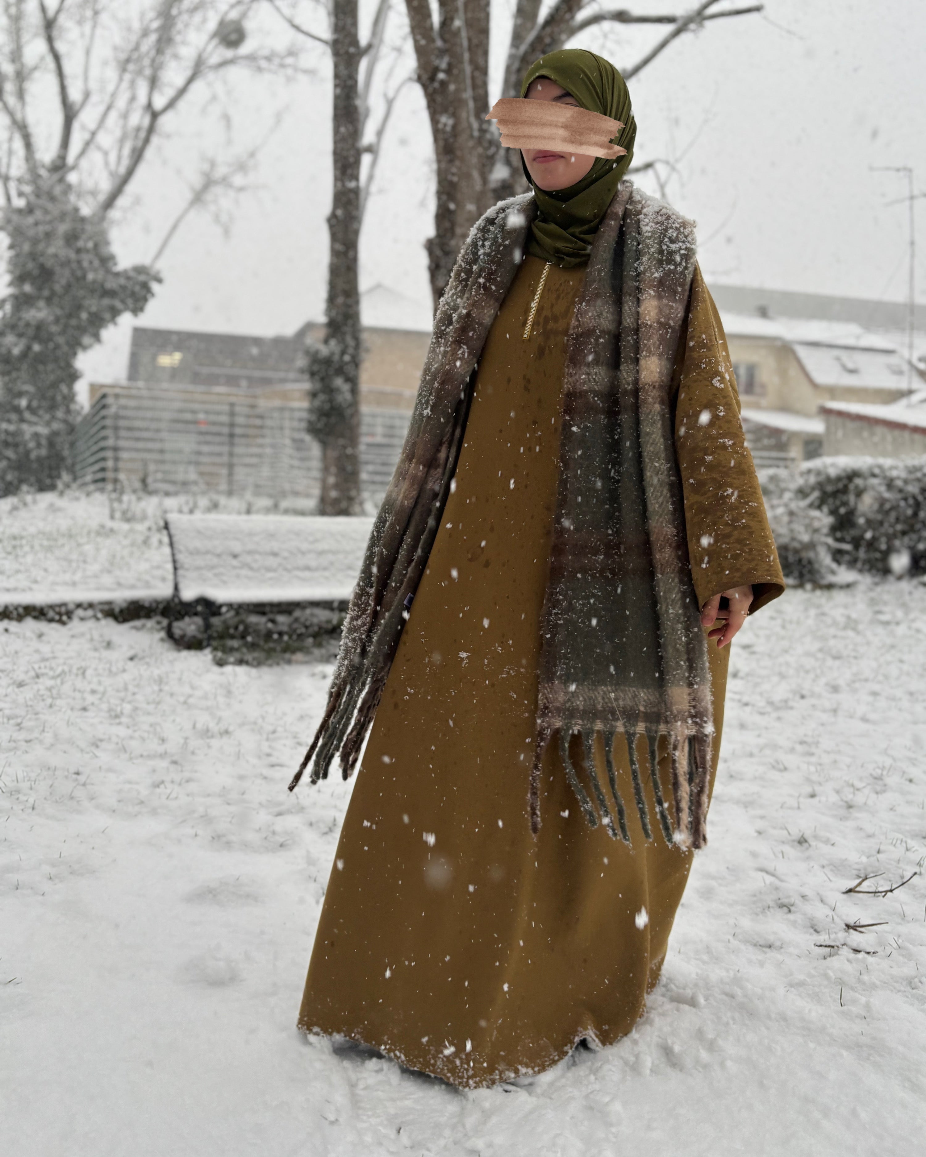 Abaya sportwear comfy oversiz olive