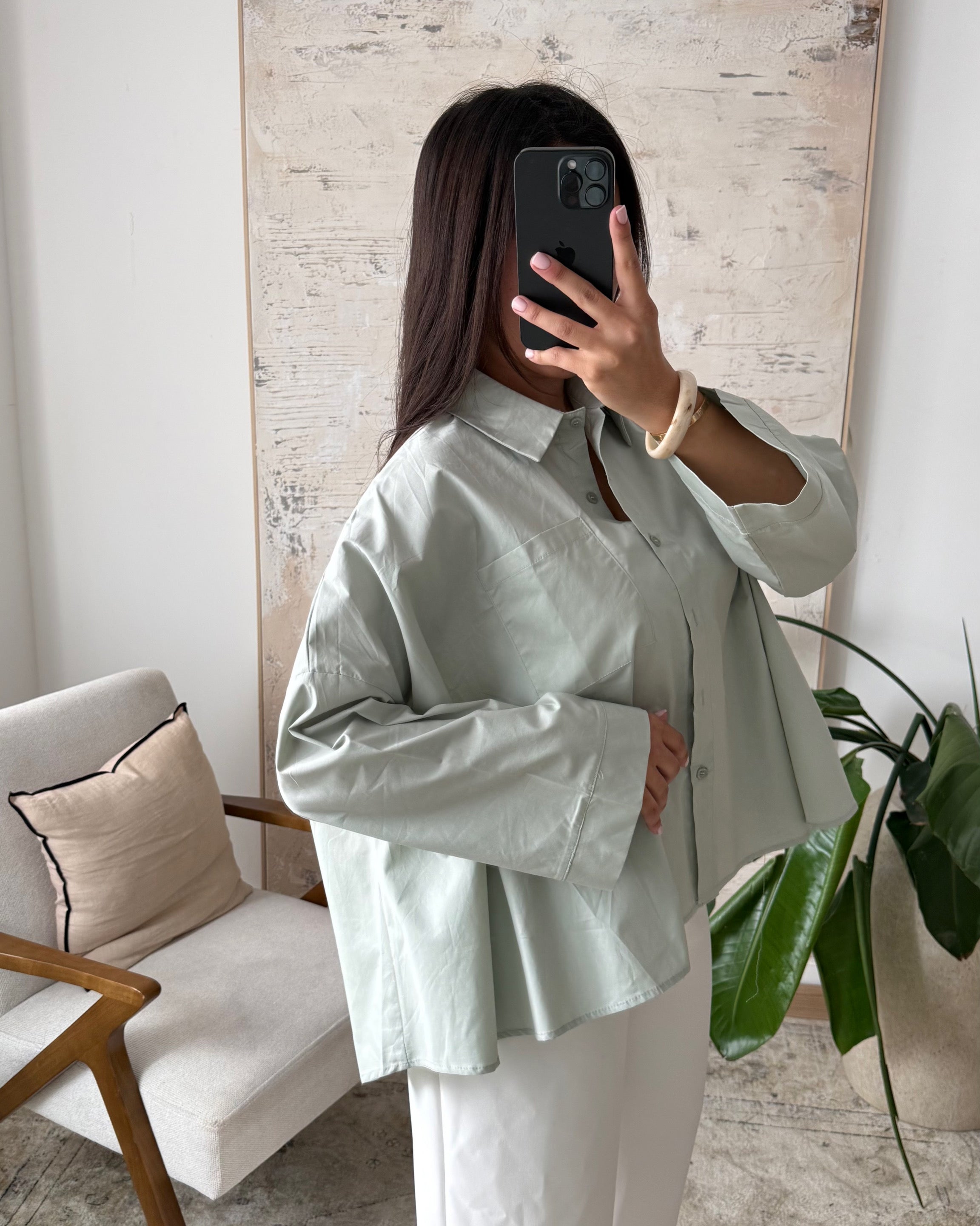 Chemise Oversize Femme – Coton | Modest Fashion