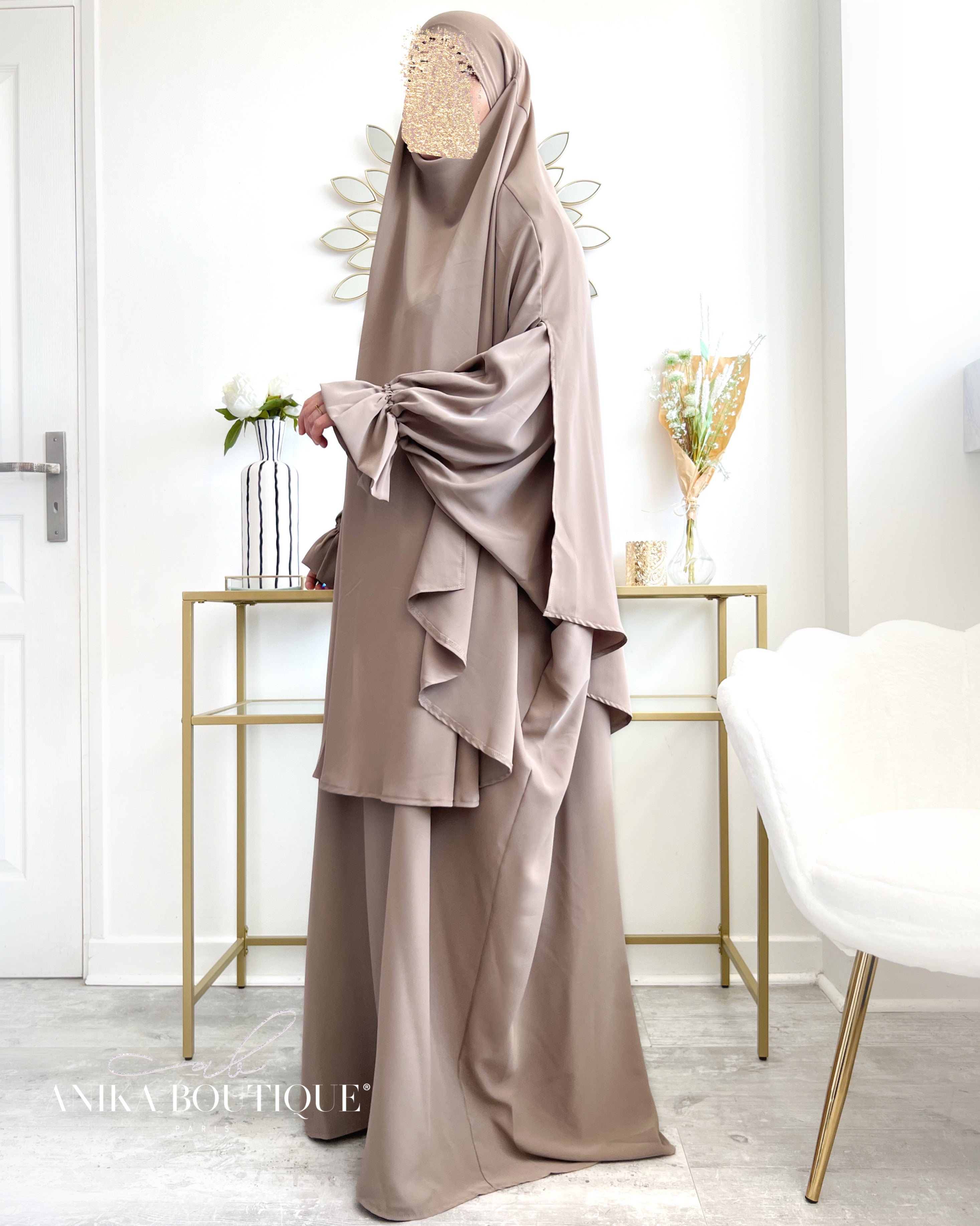 Khimar à fentes