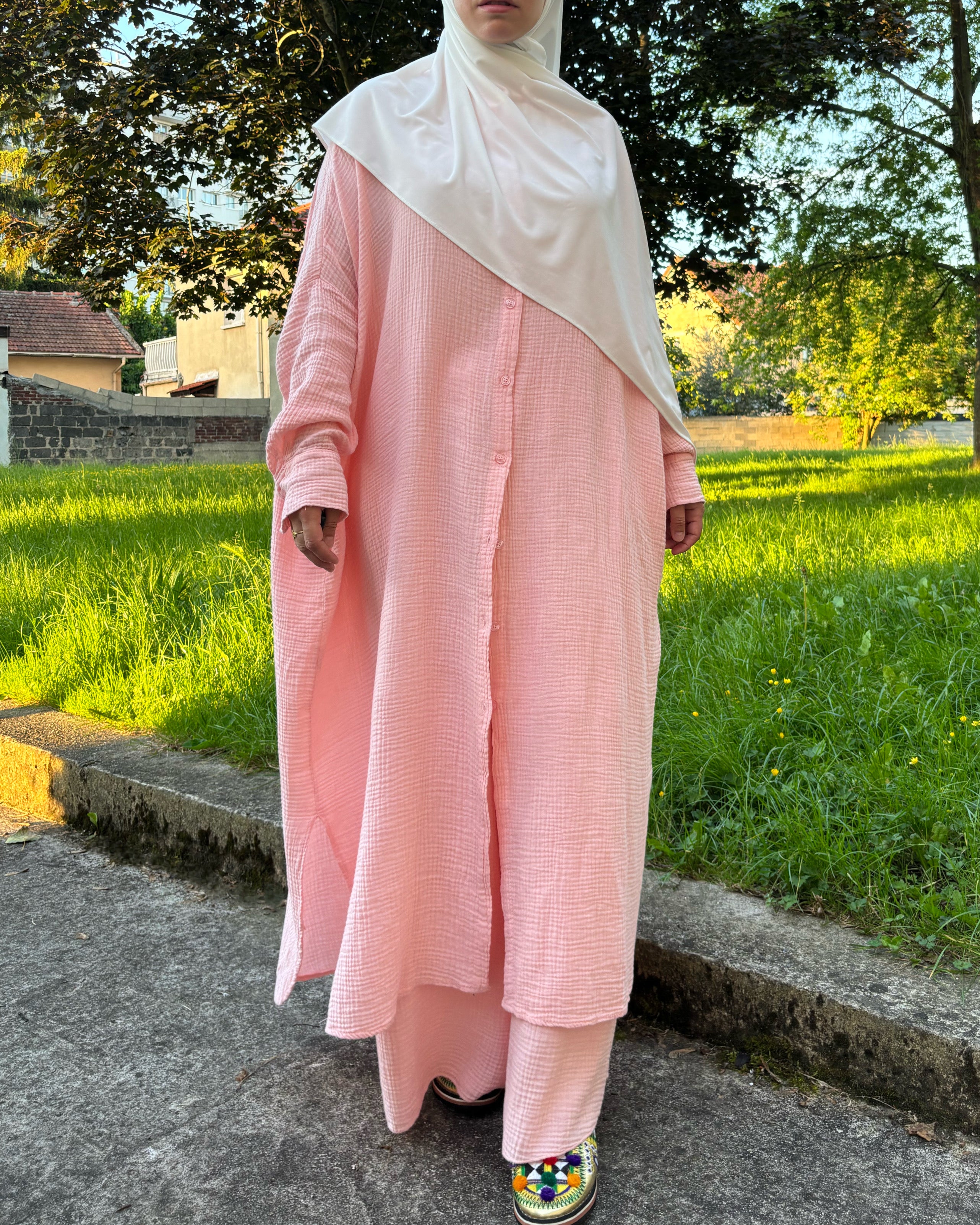 Ensemble Oversize – 100% Coton Texturé
