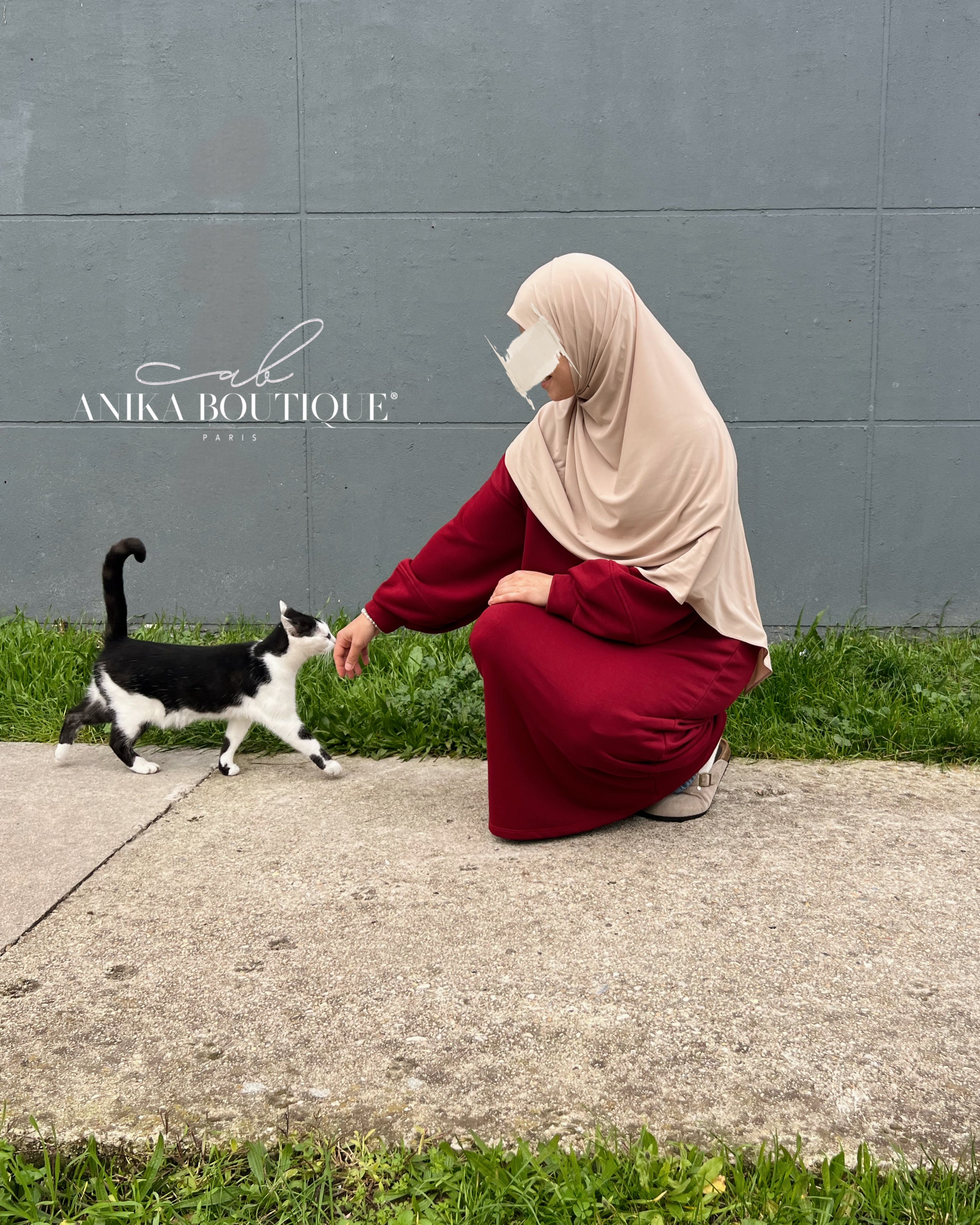 Pull Maxi Comfy – Oversize, Manche Bouffante – Modest Fashion Automne-Hiver