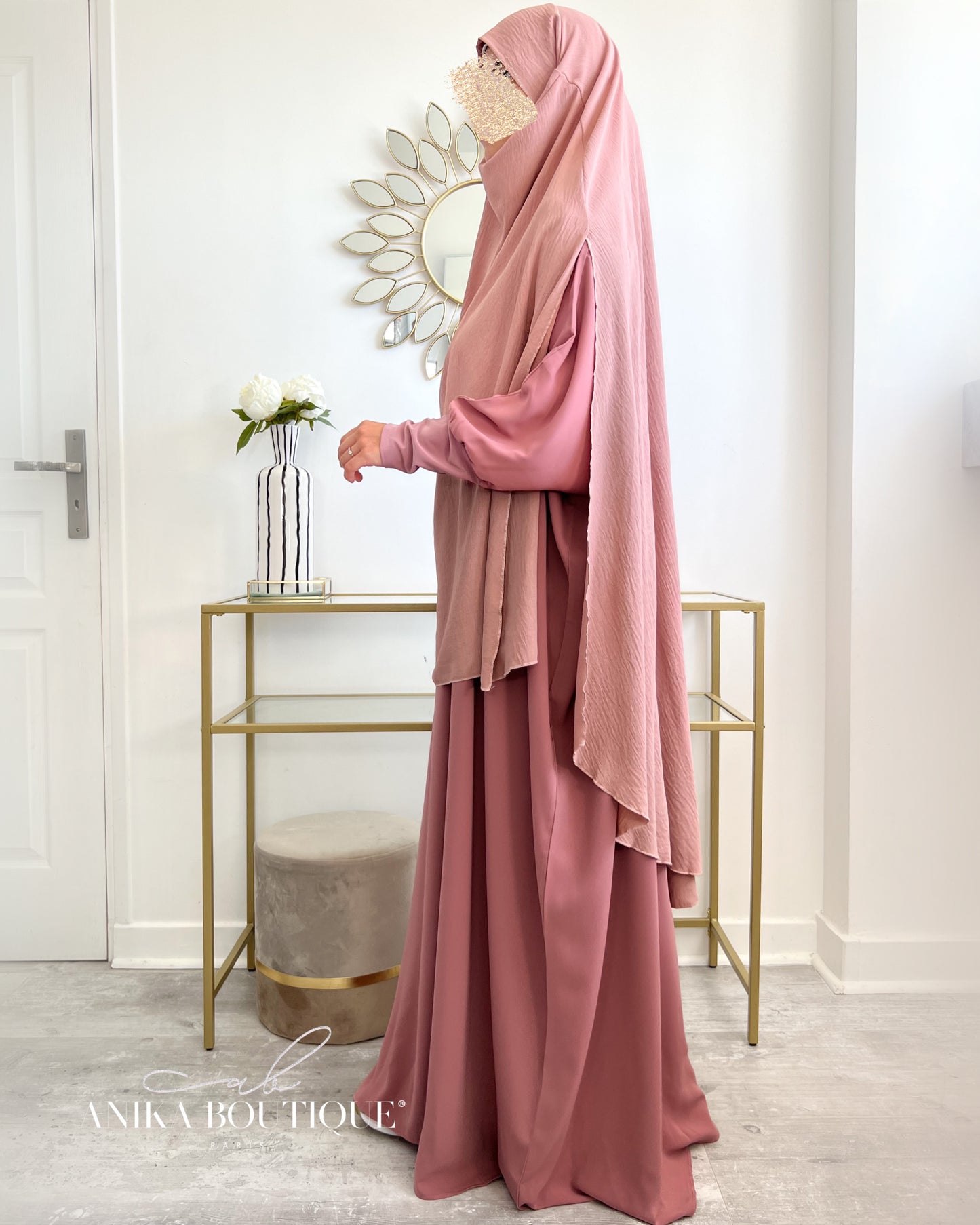 Khimar à fentes jazz