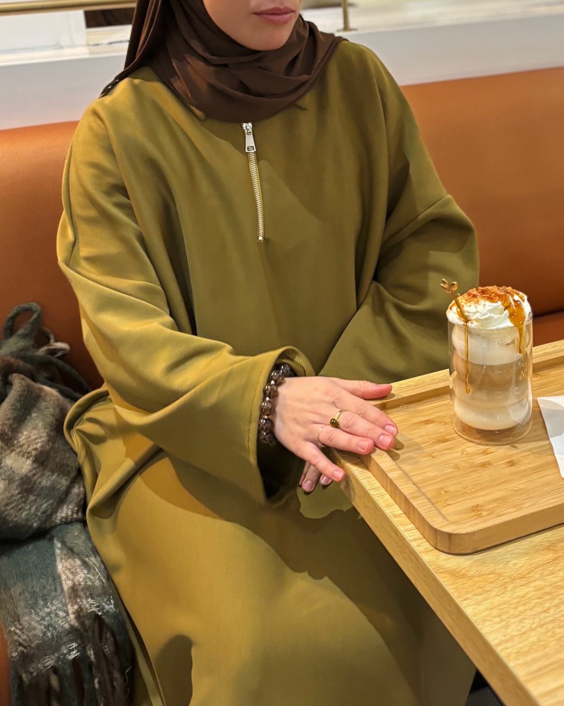 Abaya sportwear comfy oversiz olive