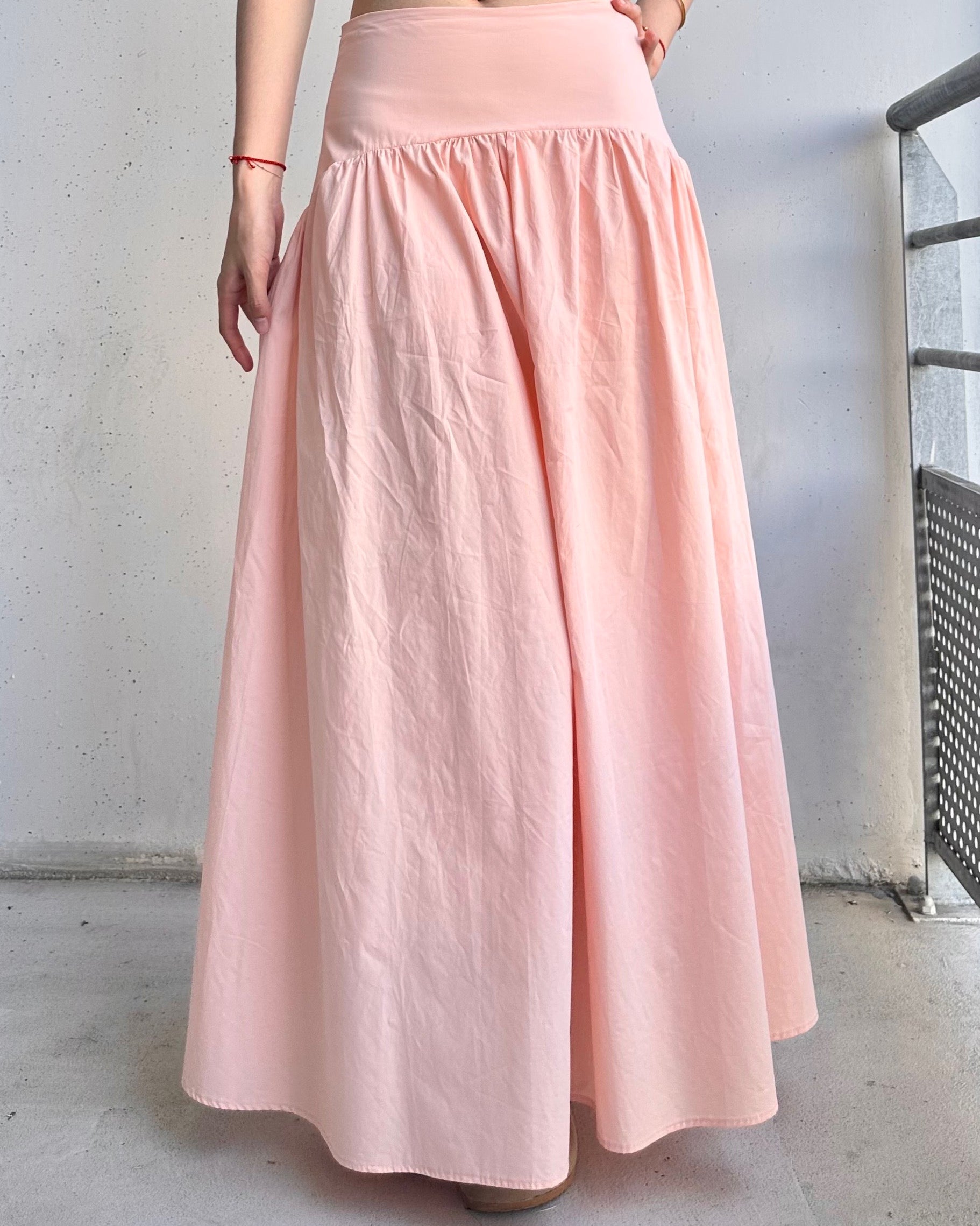 Jupe Longue 100 % Coton Doublée