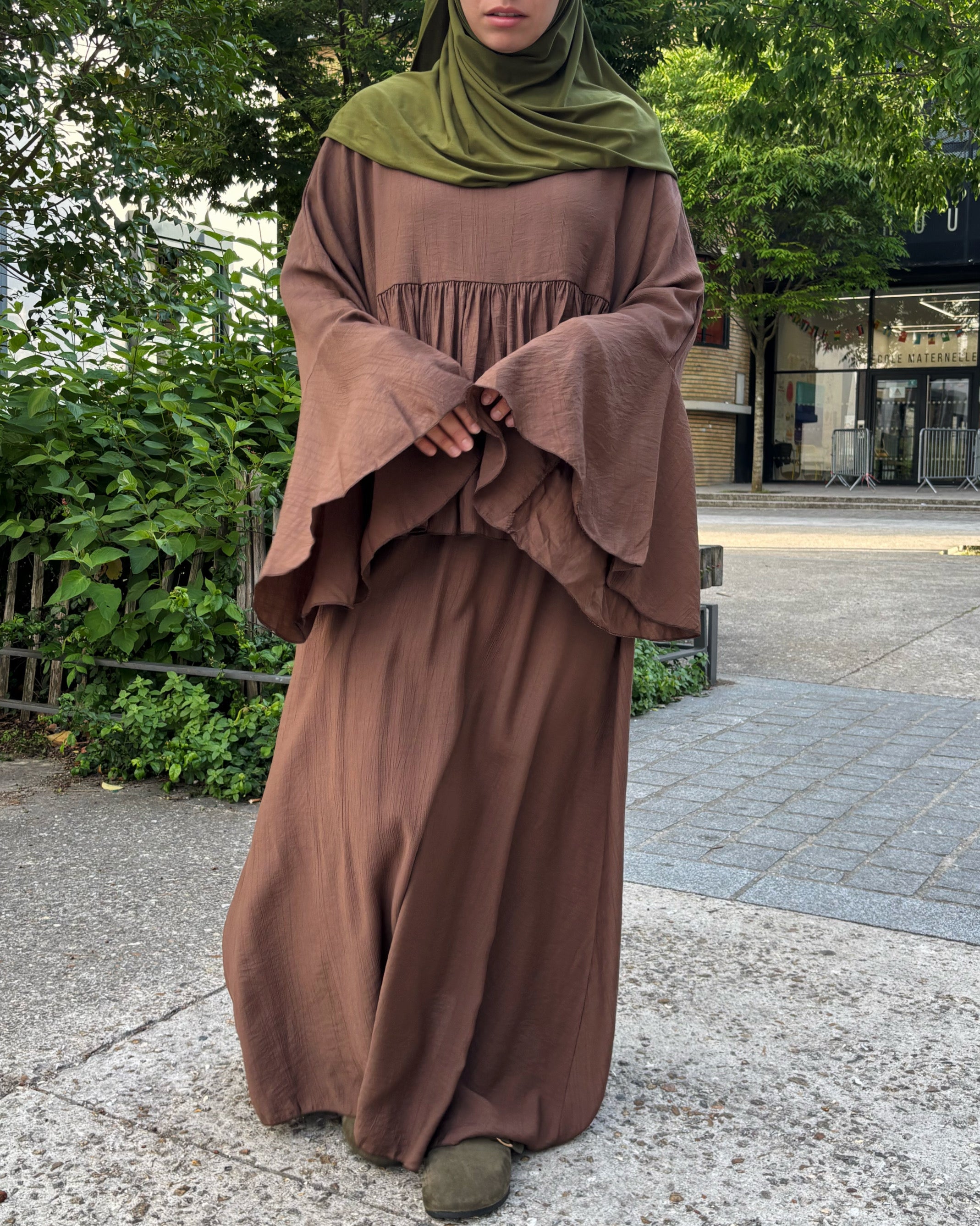 Ensemble Jupe & Tunique Fluide – Modest Fashion Été