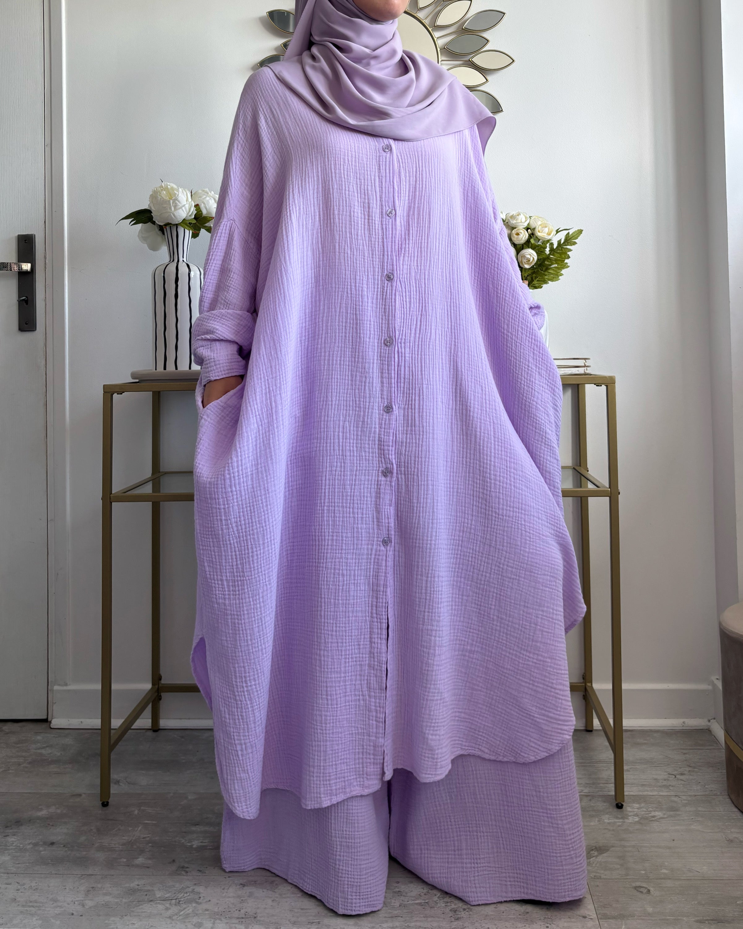 Ensemble Oversize – 100% Coton Texturé