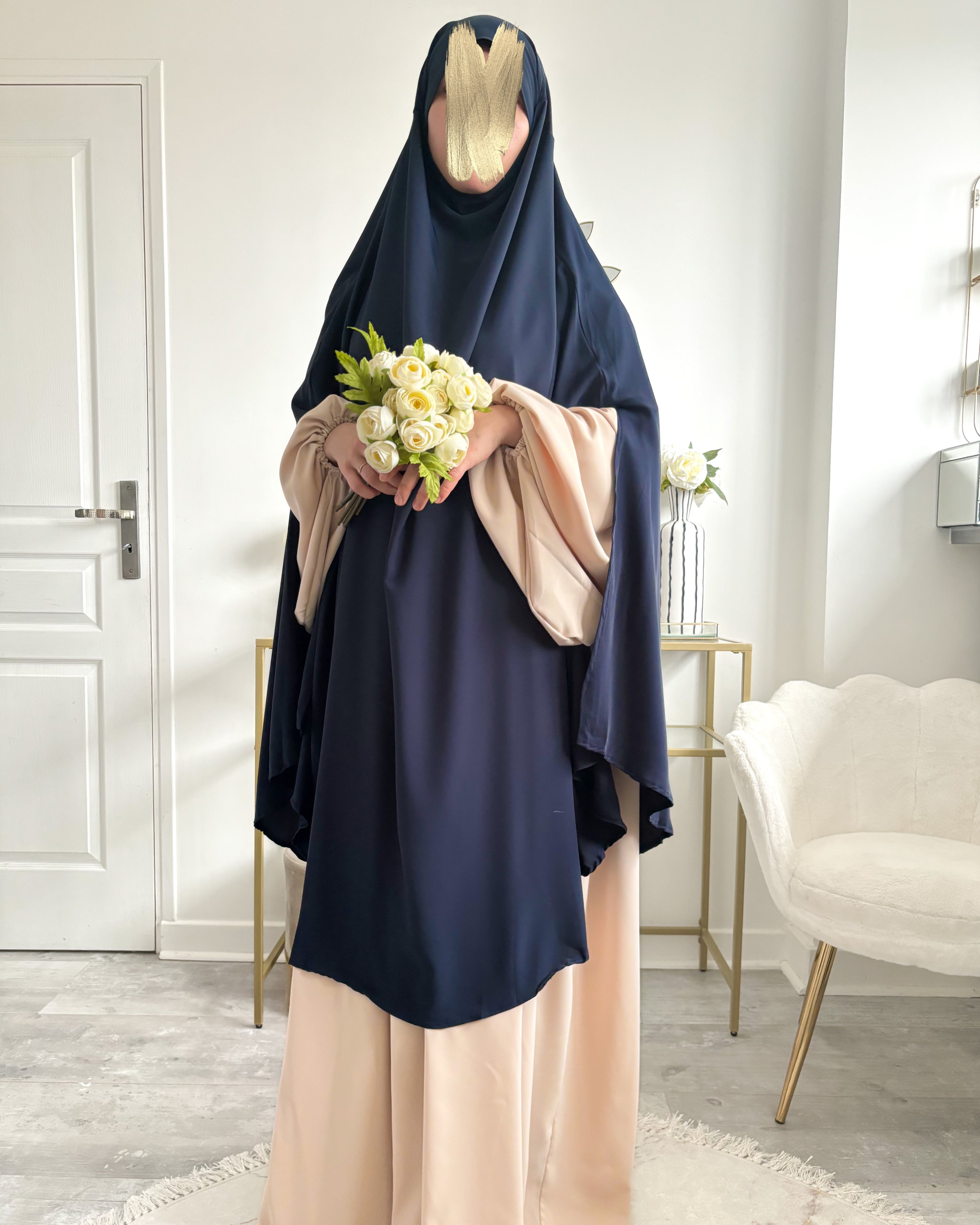 Khimar à fentes