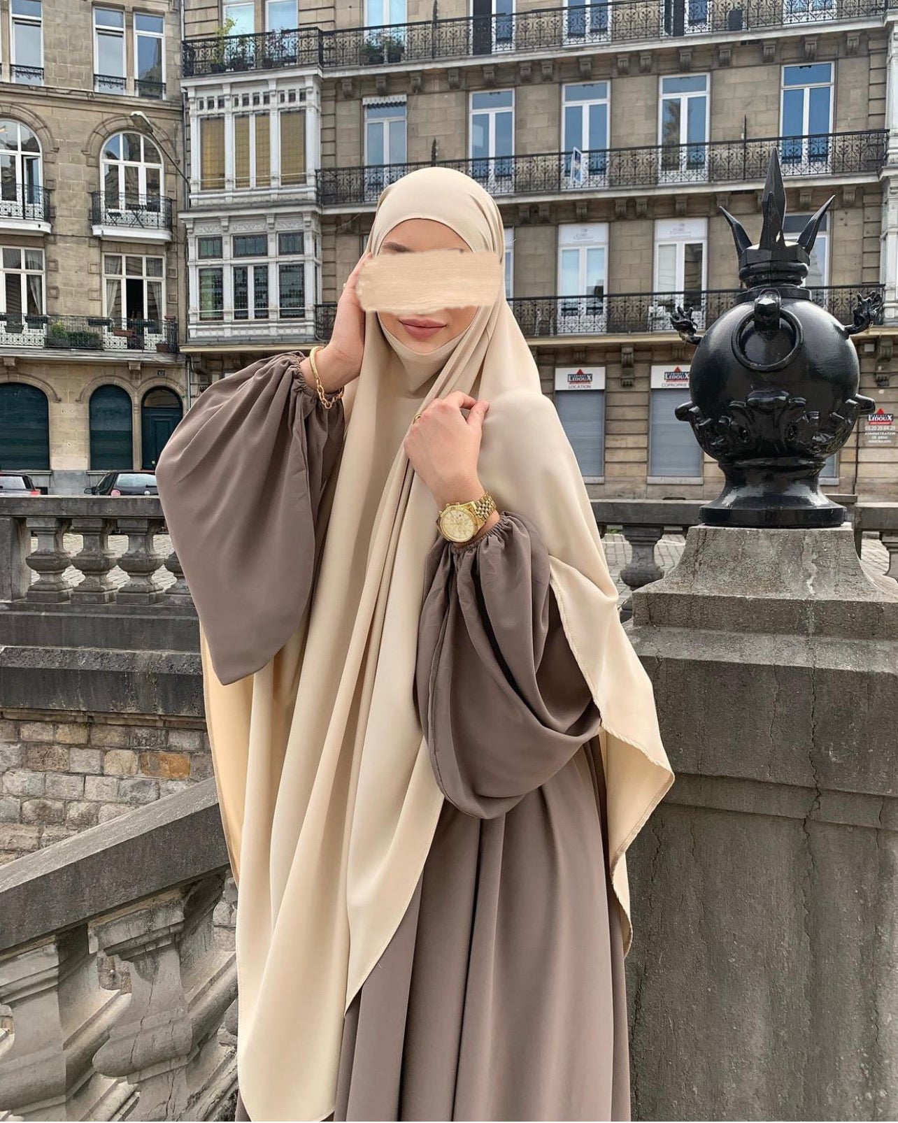 Khimar maxi soie de medine