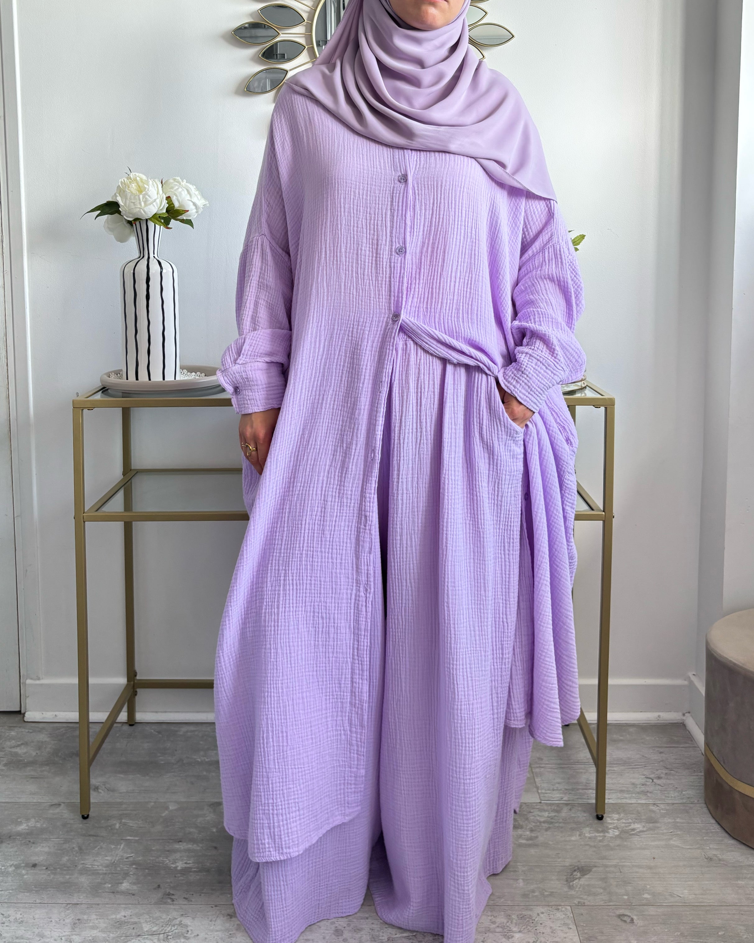 Ensemble Oversize – 100% Coton Texturé