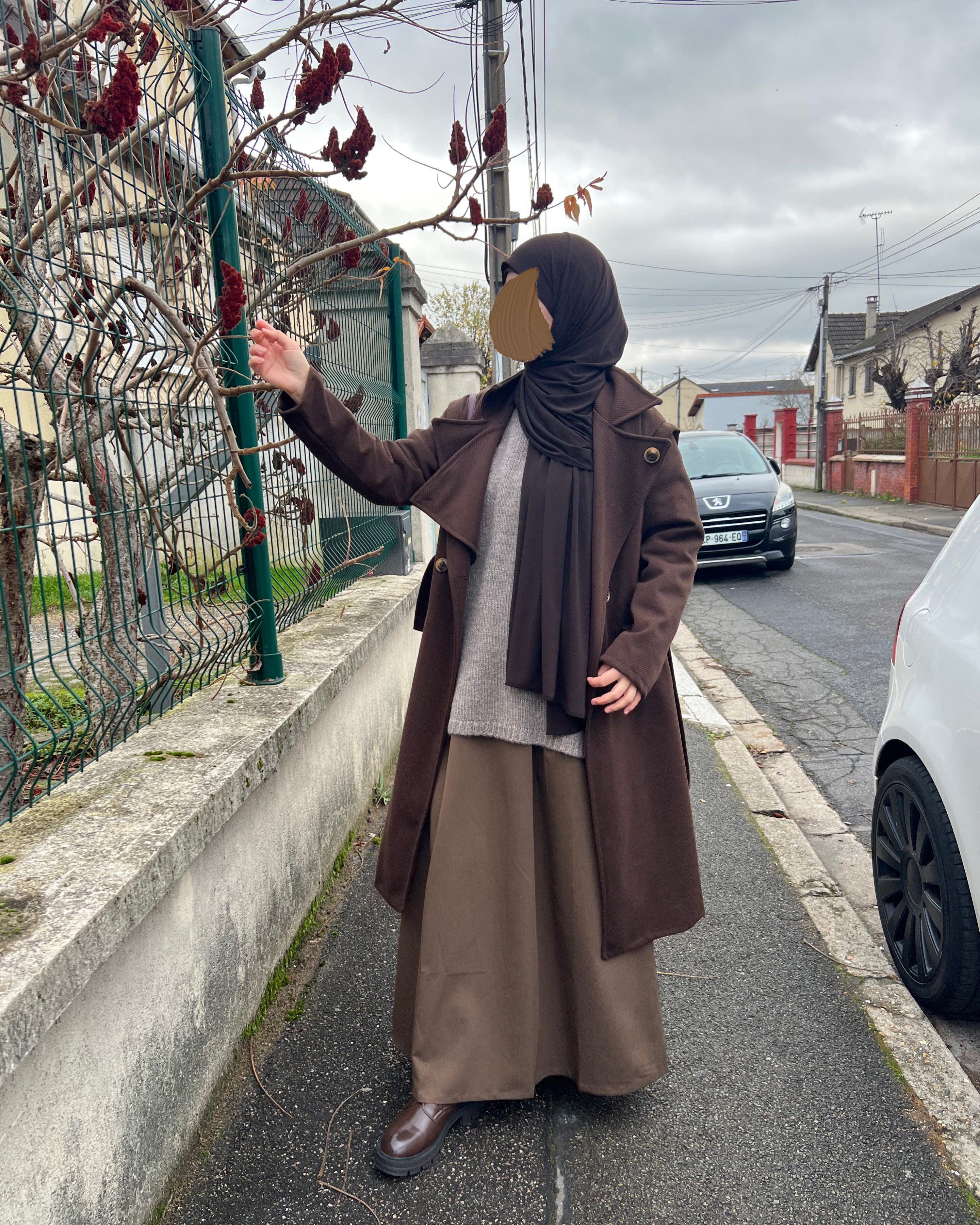 Manteau trench Élégance Modeste