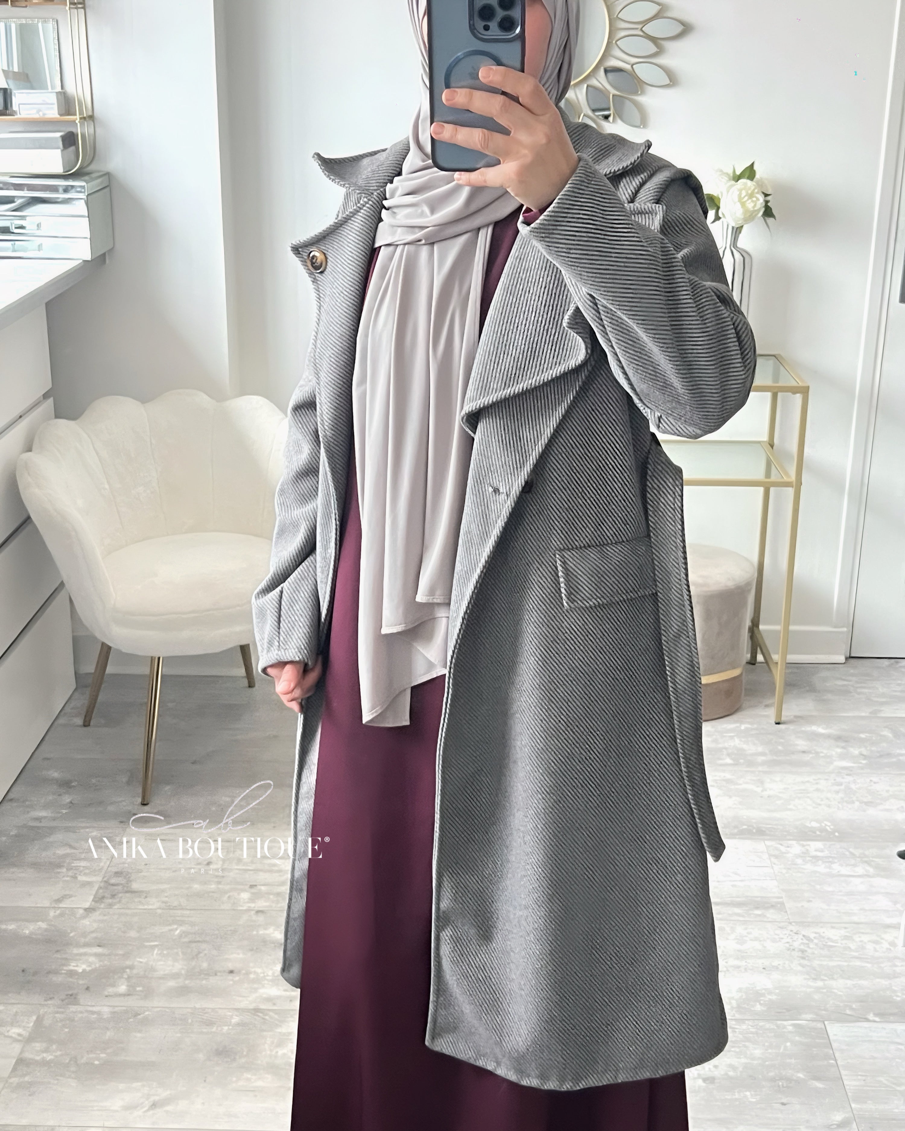 Manteau trench Élégance Modeste
