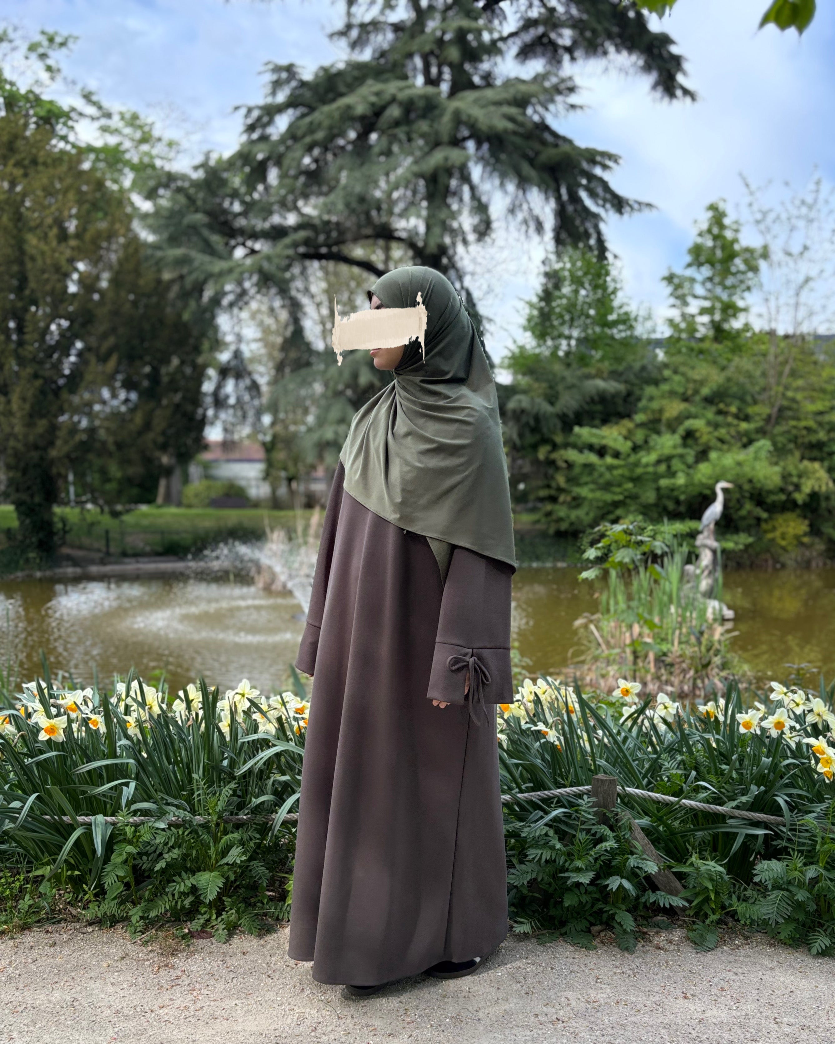 Abaya Sportive en Tissu Sweat - Confort et Élégance au Quotidien