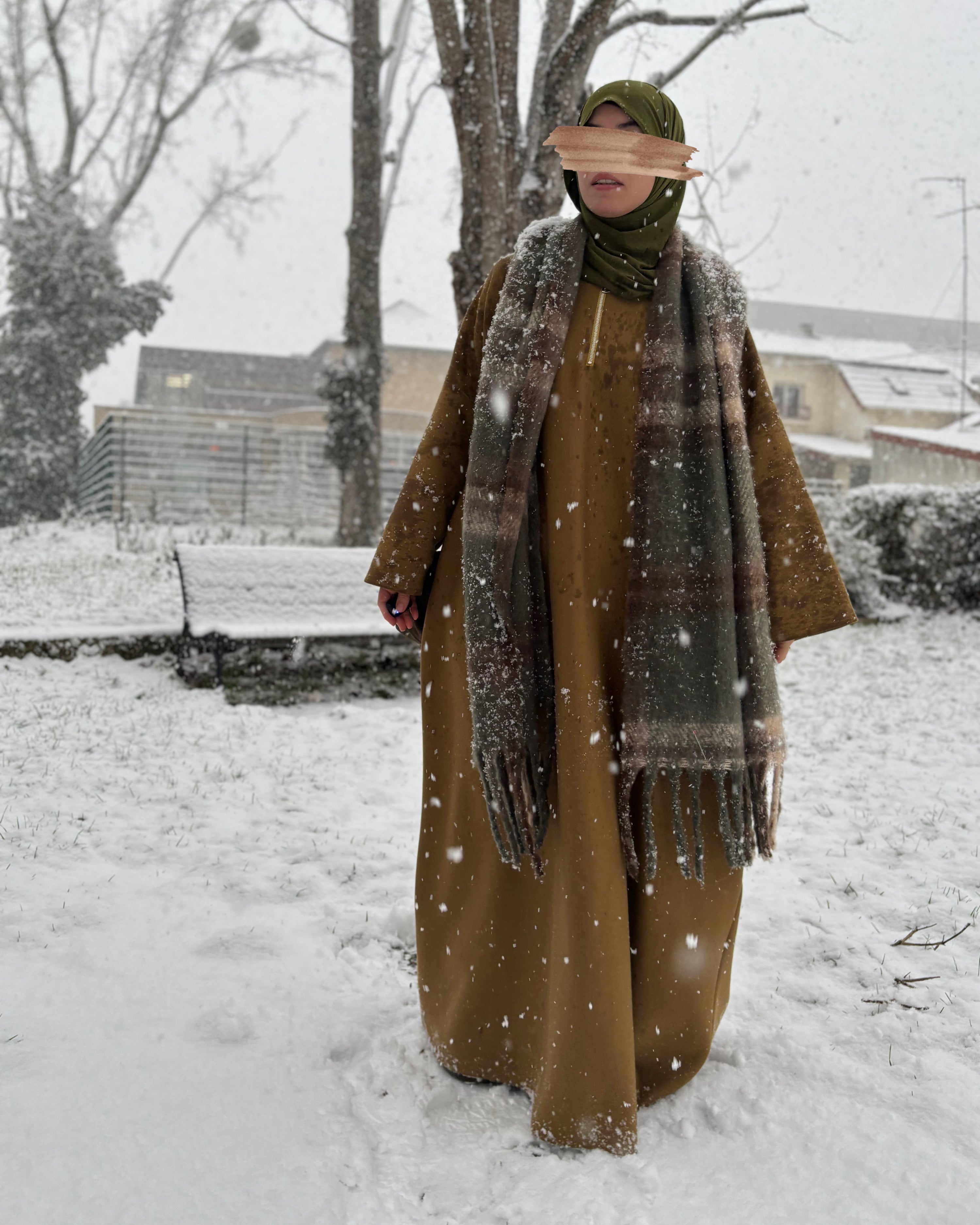 Abaya sportwear comfy oversiz olive