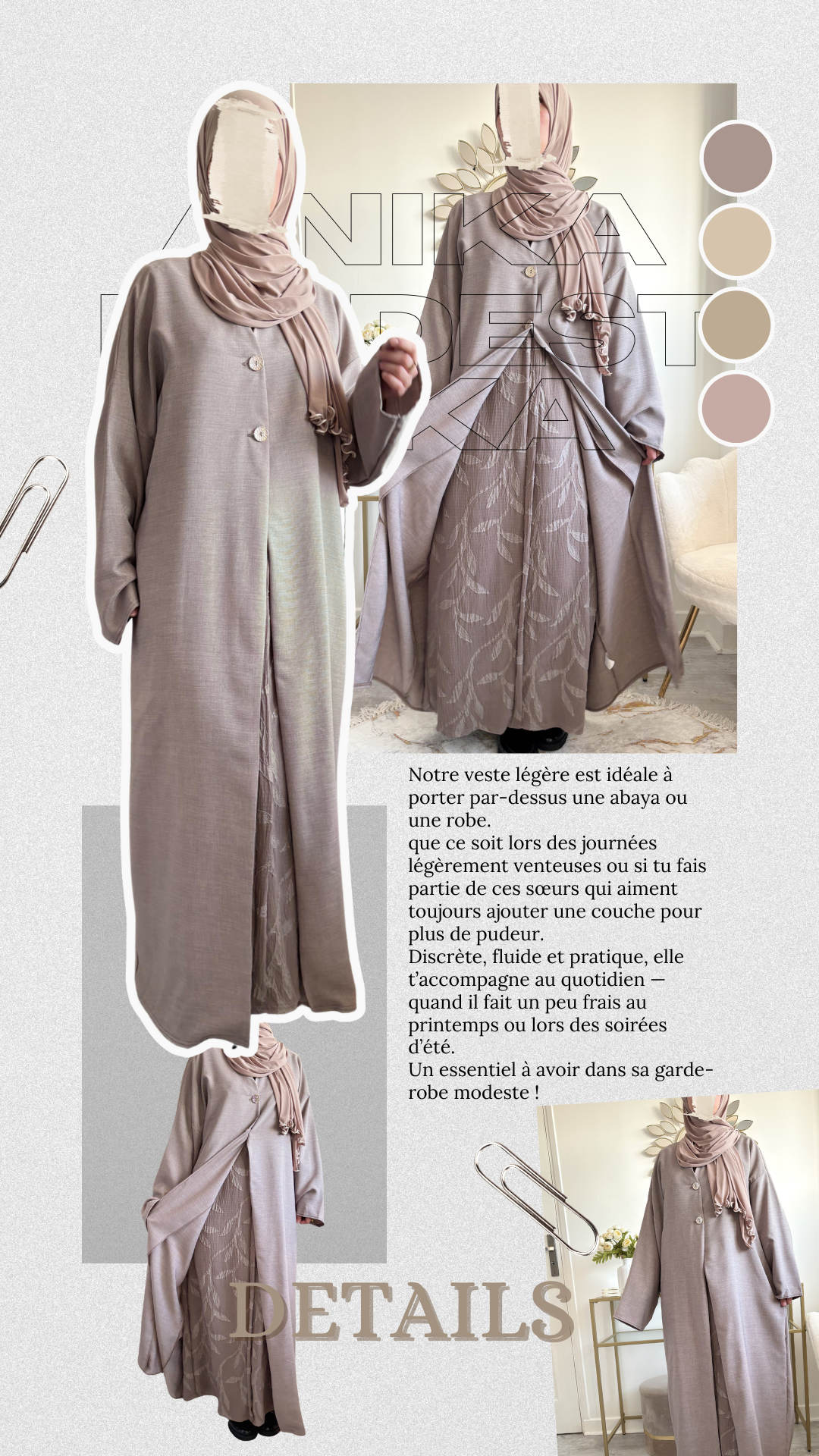 Veste Layan – Élégance légère et pudeur au quotidien