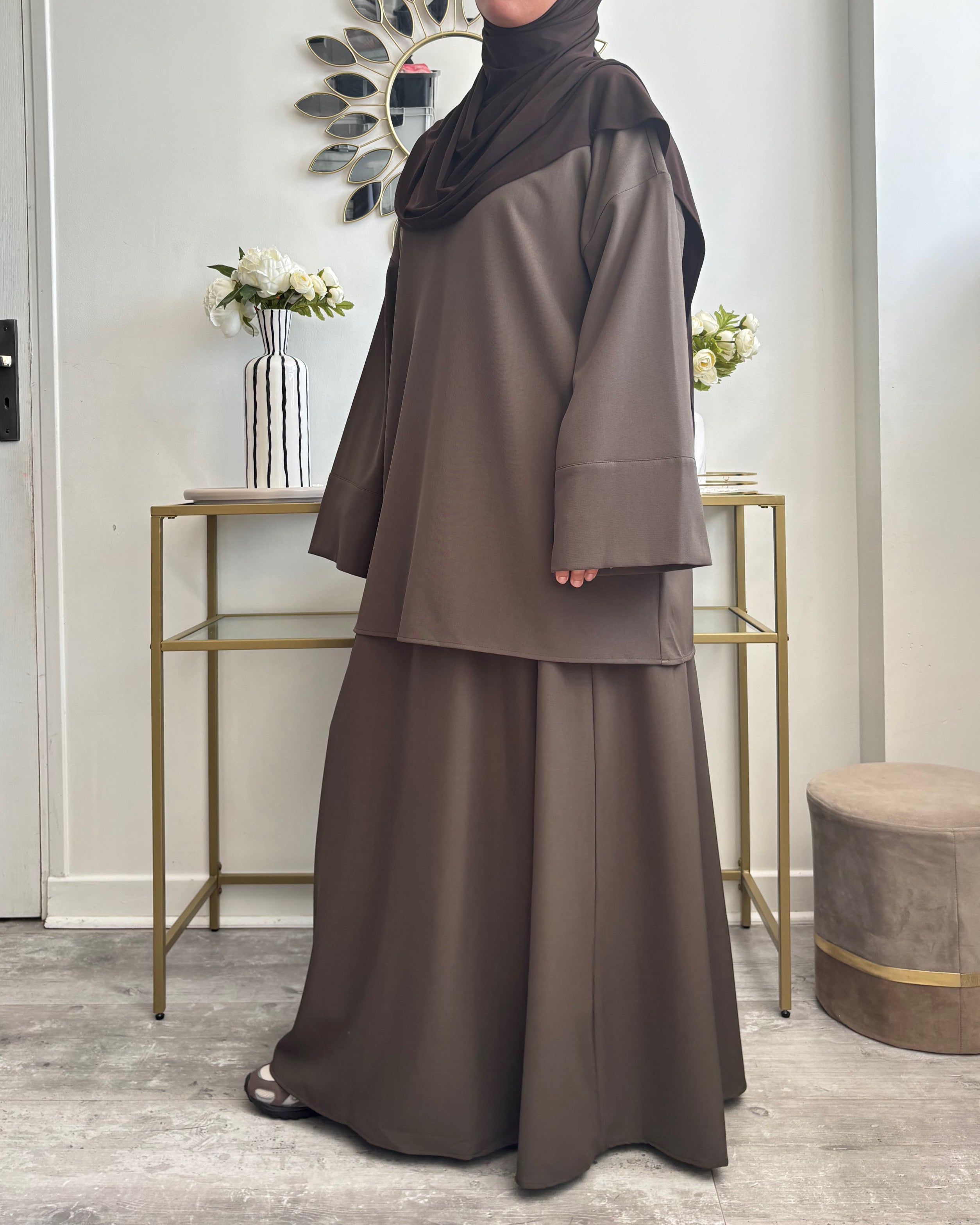 Ensemble Jupe Longue & Tunique Femme | Modest Fashion