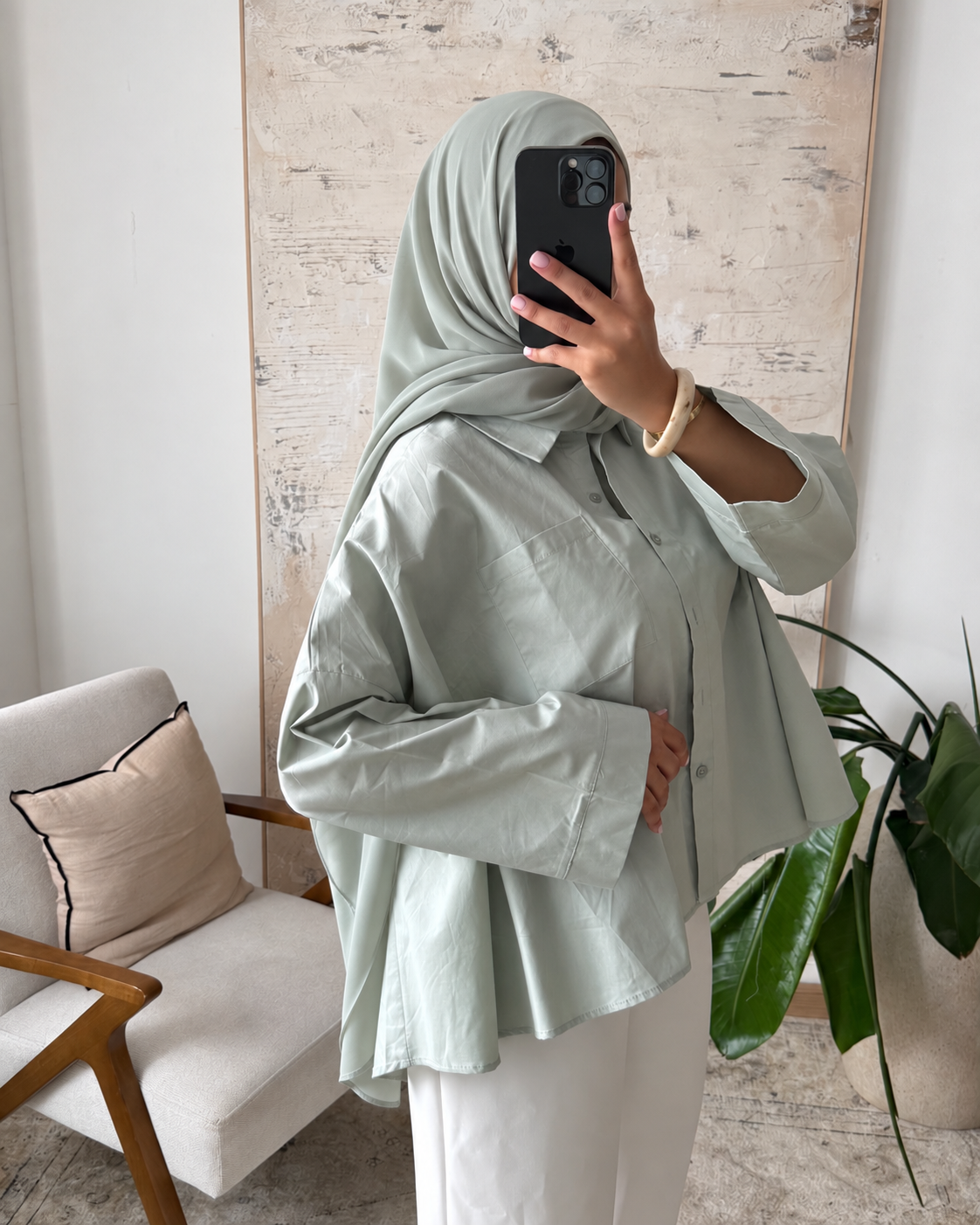 Chemise Oversize Femme – Coton | Modest Fashion