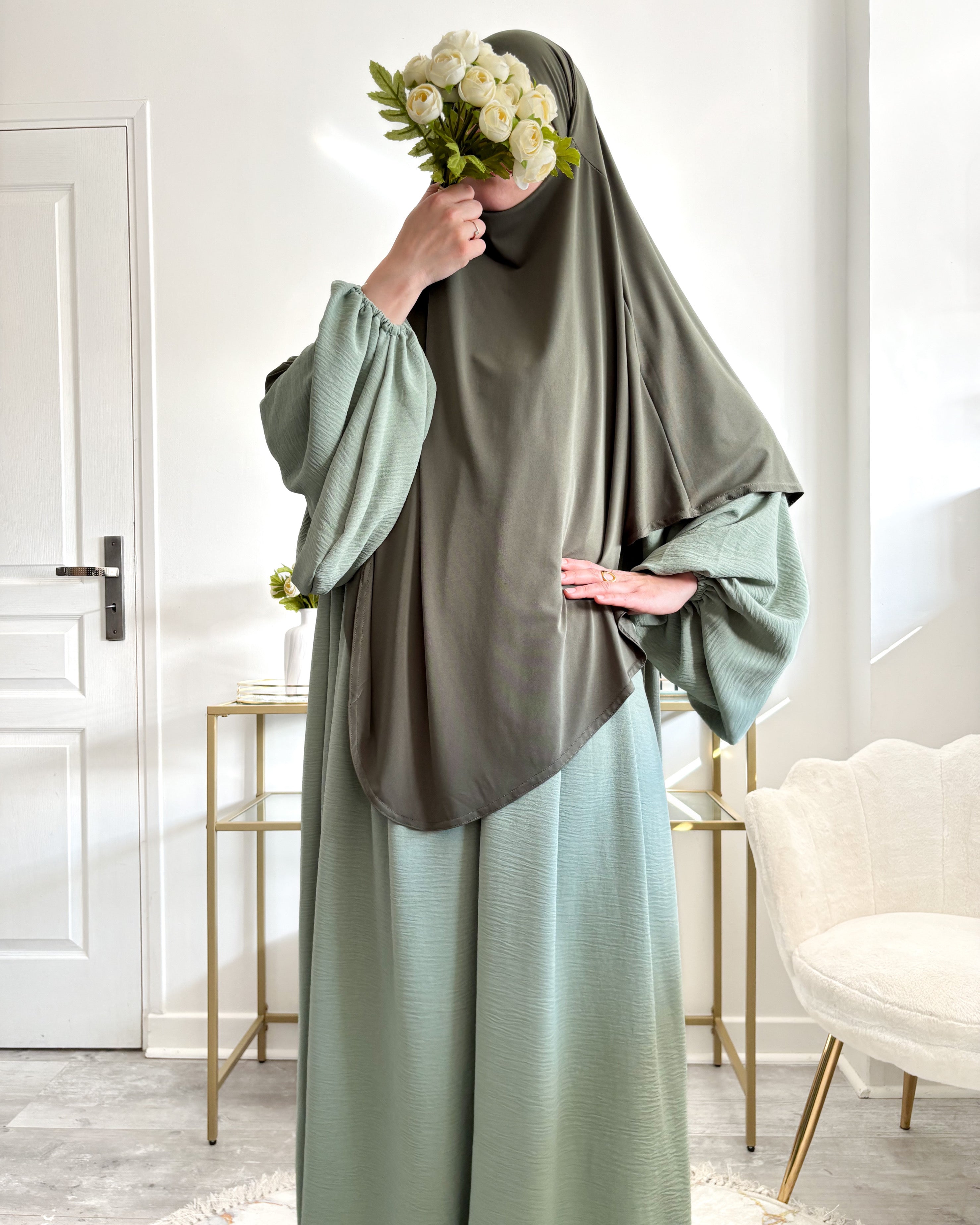 Khimar Jersey Premium – Confort, Élégance et Opacité