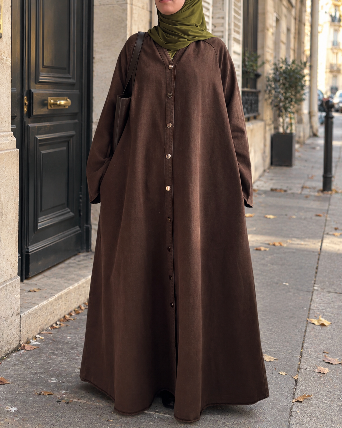 Abaya en jean 100% coton - Modest fashion