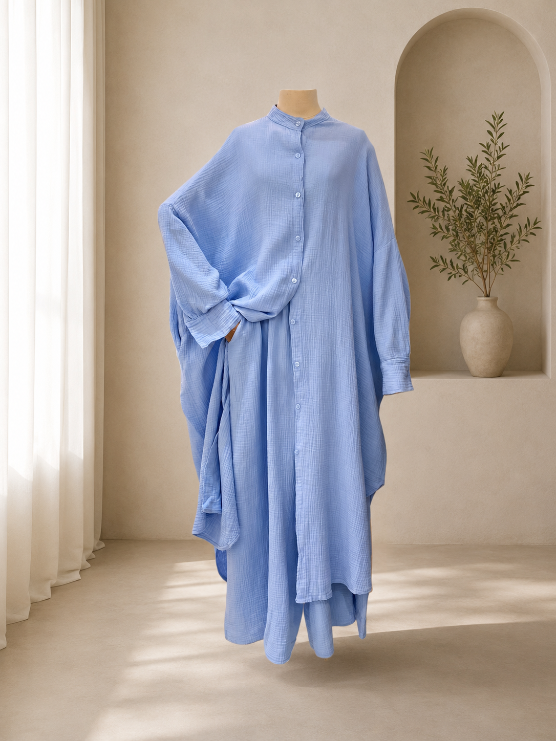 Ensemble Oversize – 100% Coton Texturé