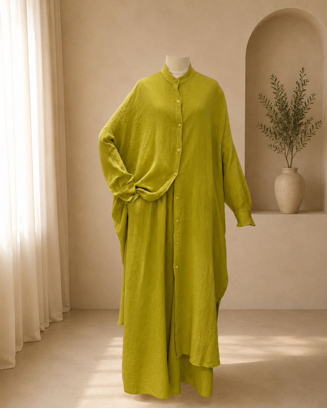 Ensemble Oversize – 100% Coton Texturé