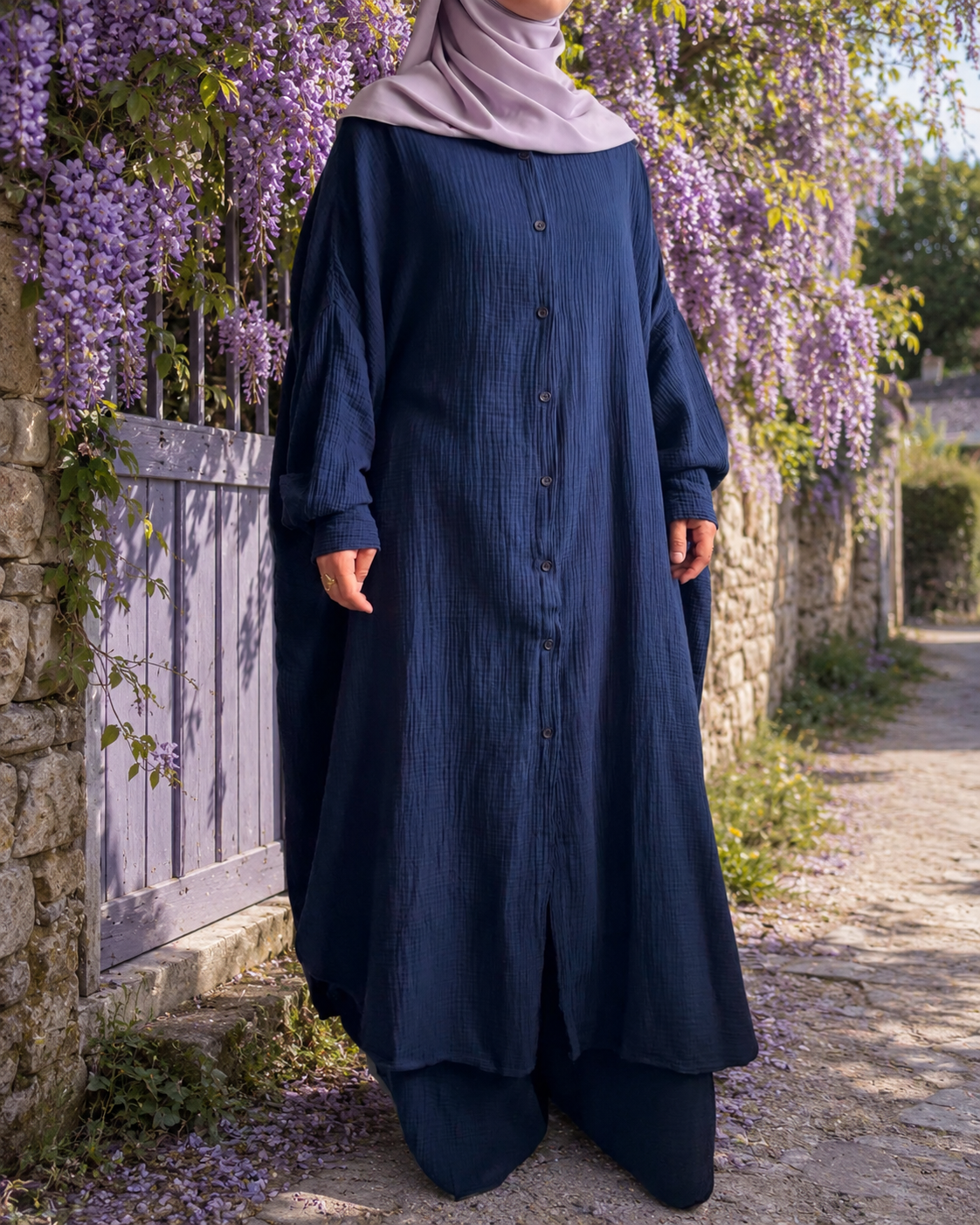 Ensemble Oversize – 100% Coton Texturé