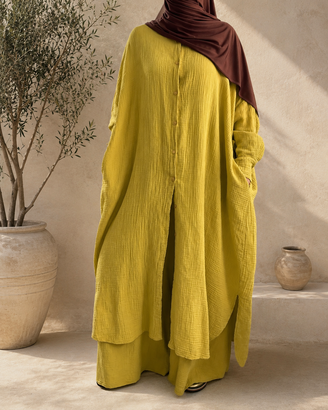 Ensemble Oversize – 100% Coton Texturé