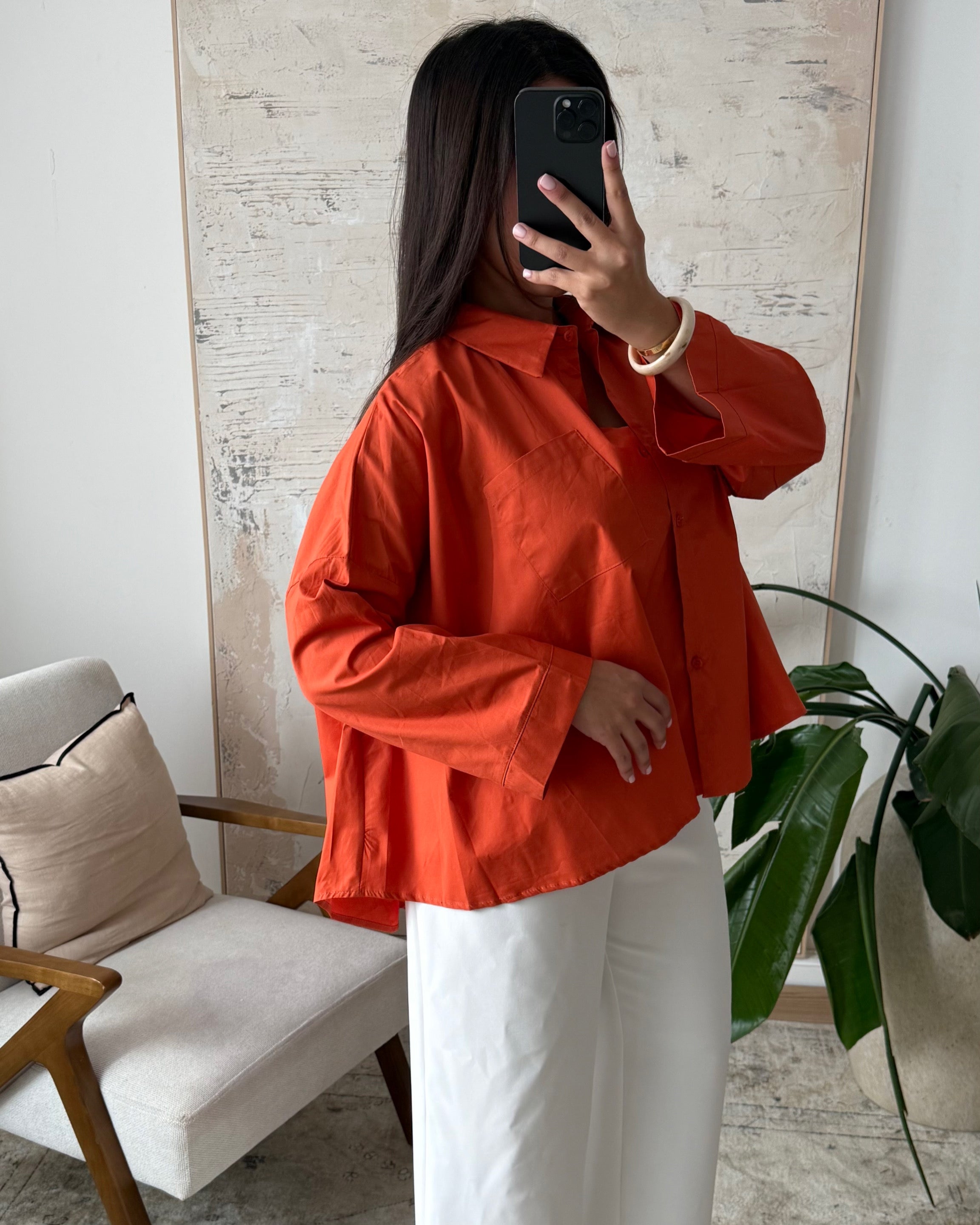 Chemise Oversize Femme – Coton | Modest Fashion