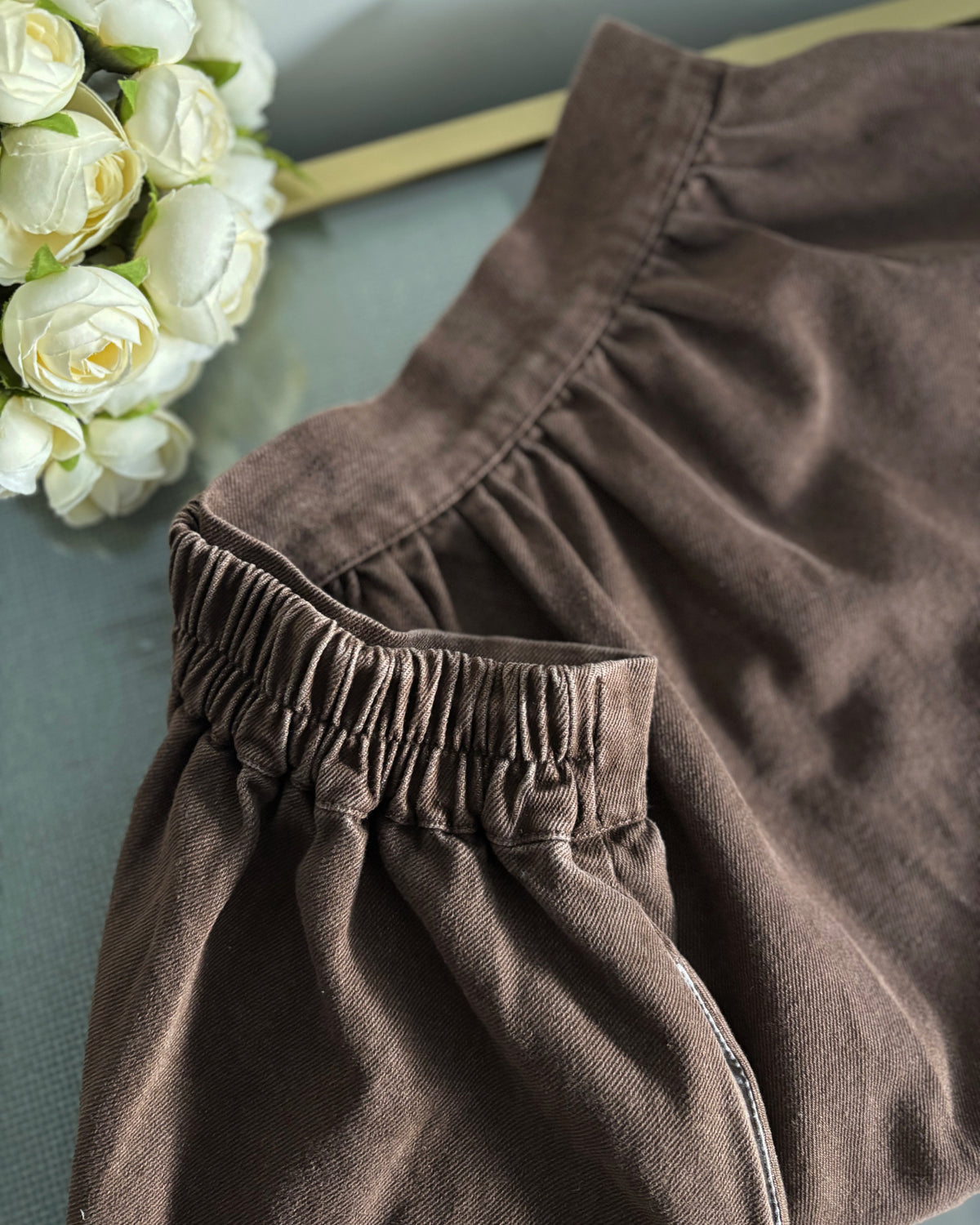 Jupe longue en jean 100% coton – Coupe large