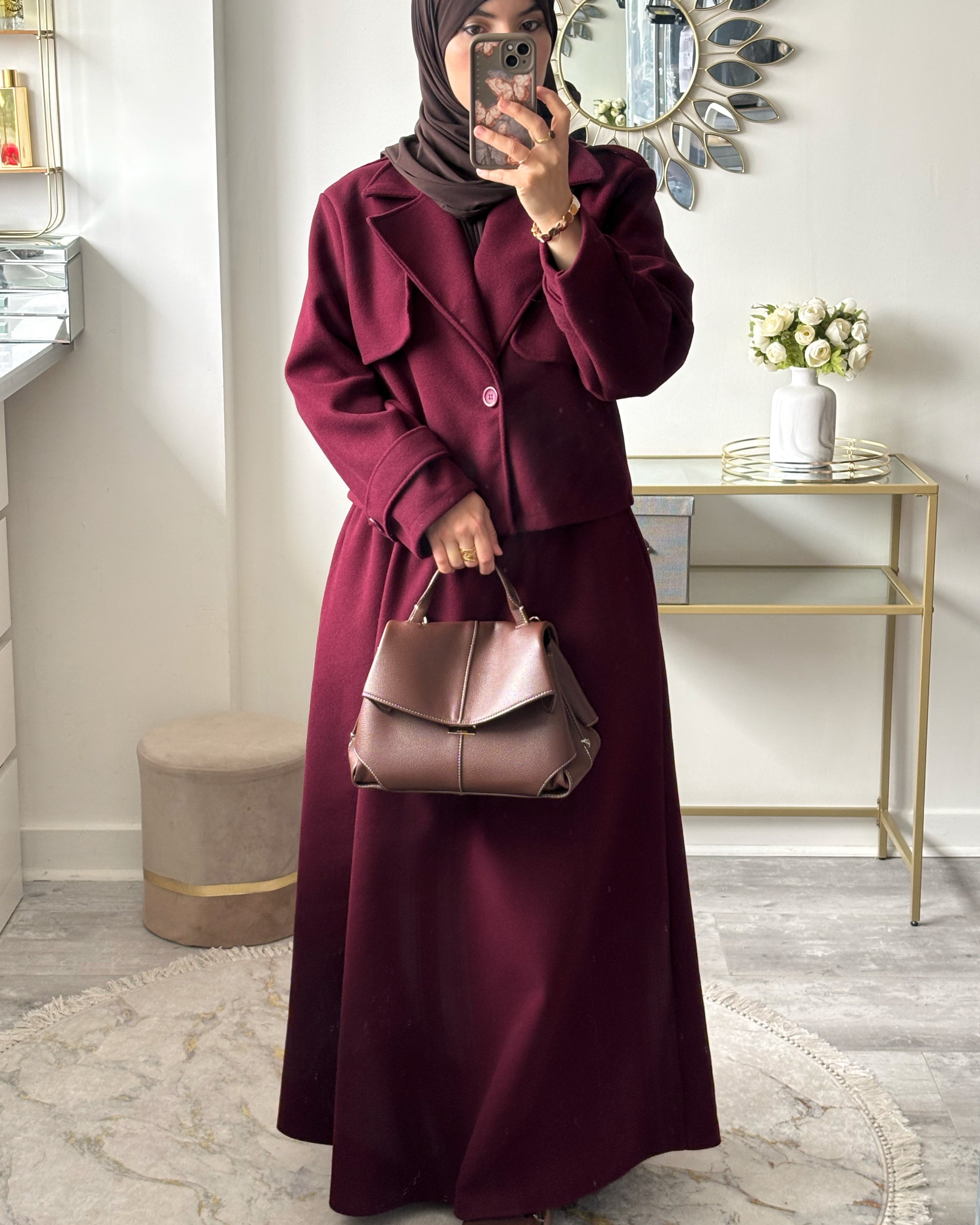 Ensemble Trench Classique & Intemporel | Modest Fashion Chic
