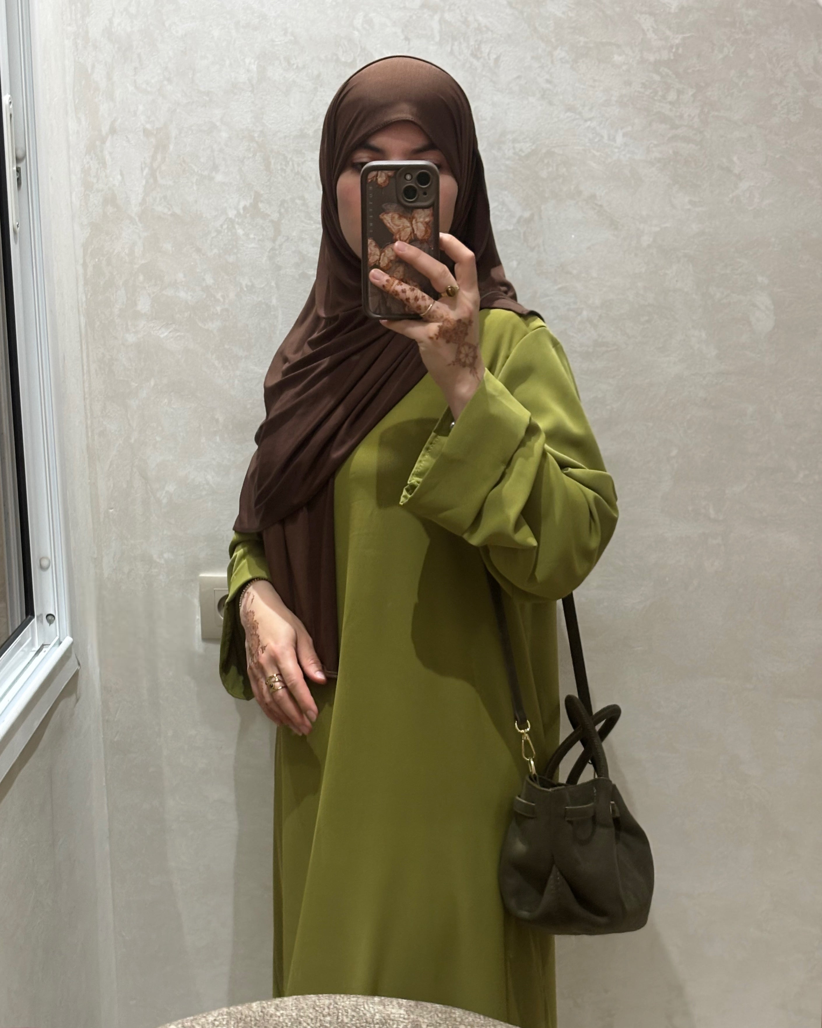 Abaya basic olive