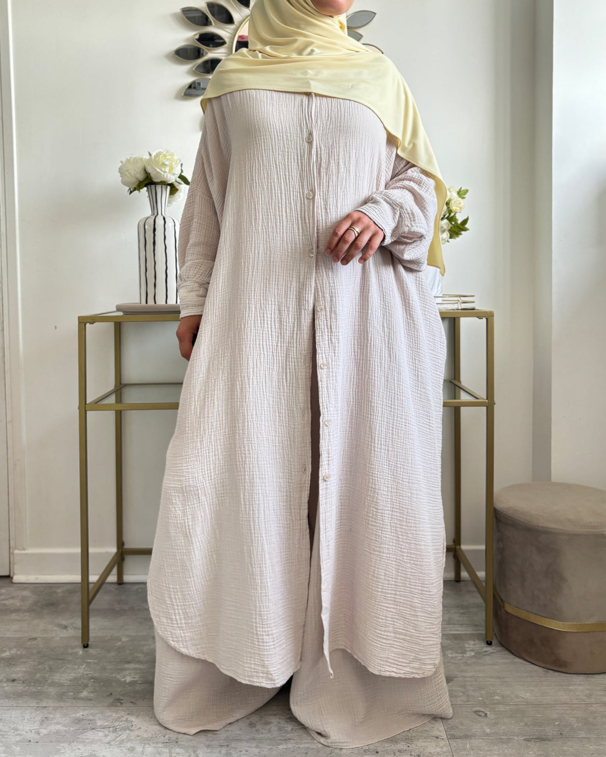 Ensemble Oversize – 100% Coton Texturé