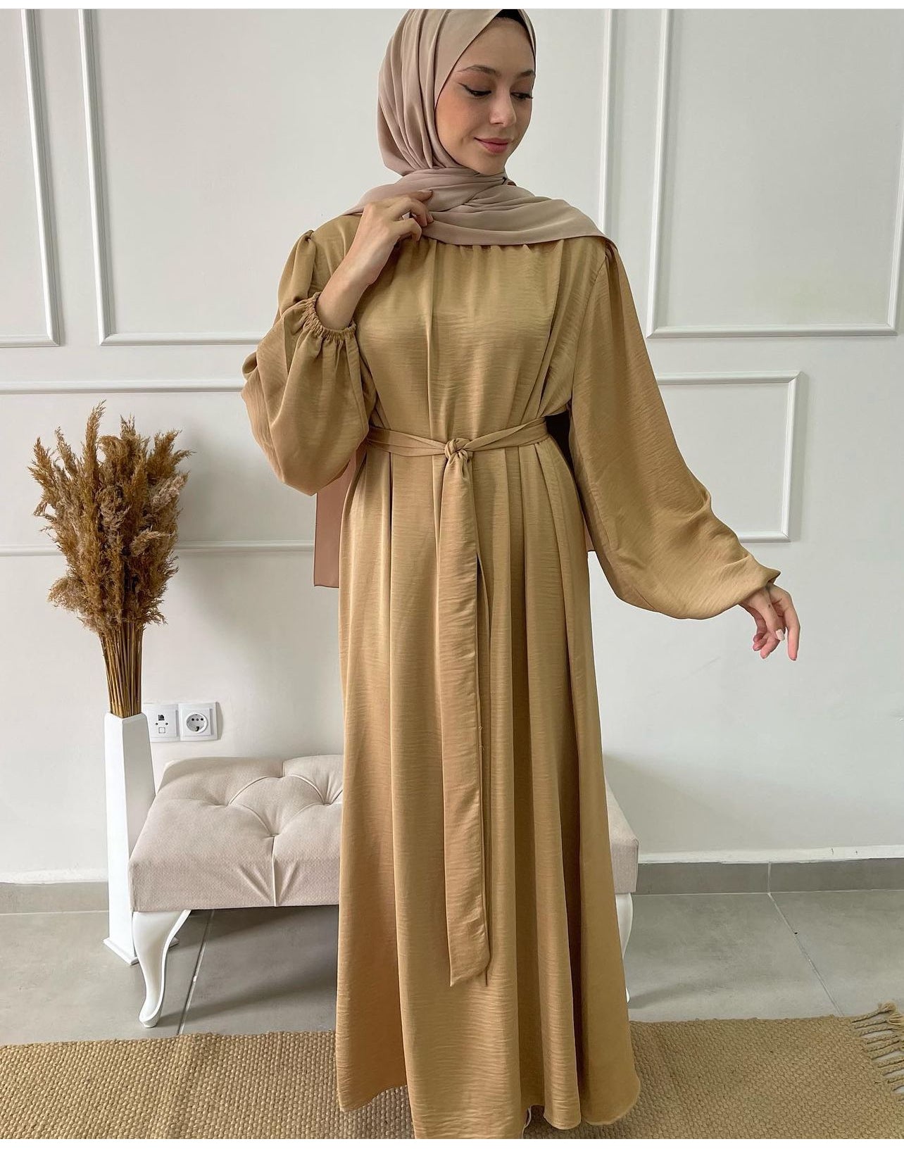 Abaya jazz satiné