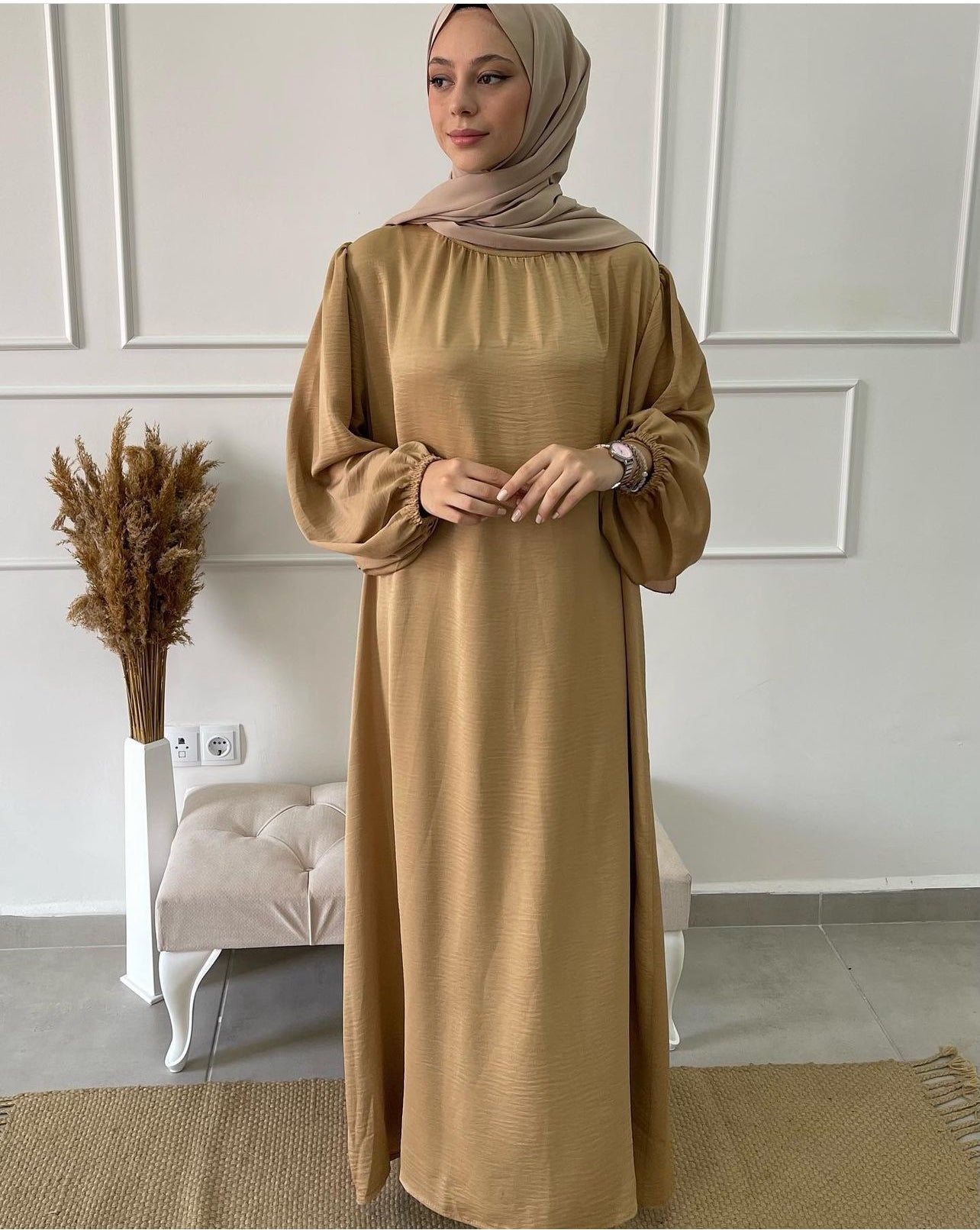 Abaya jazz satiné