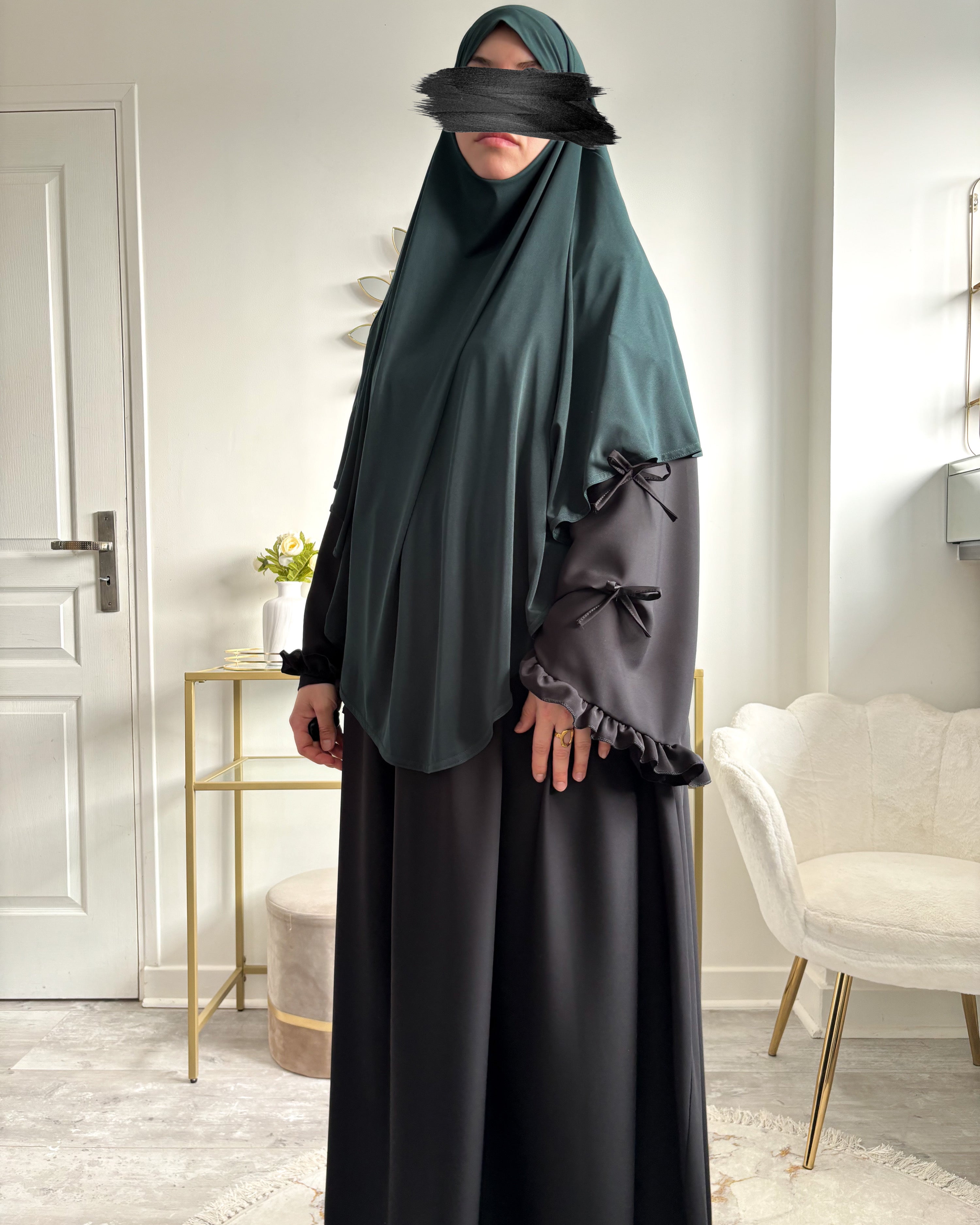 khimar modeste en jersey premium très confortable