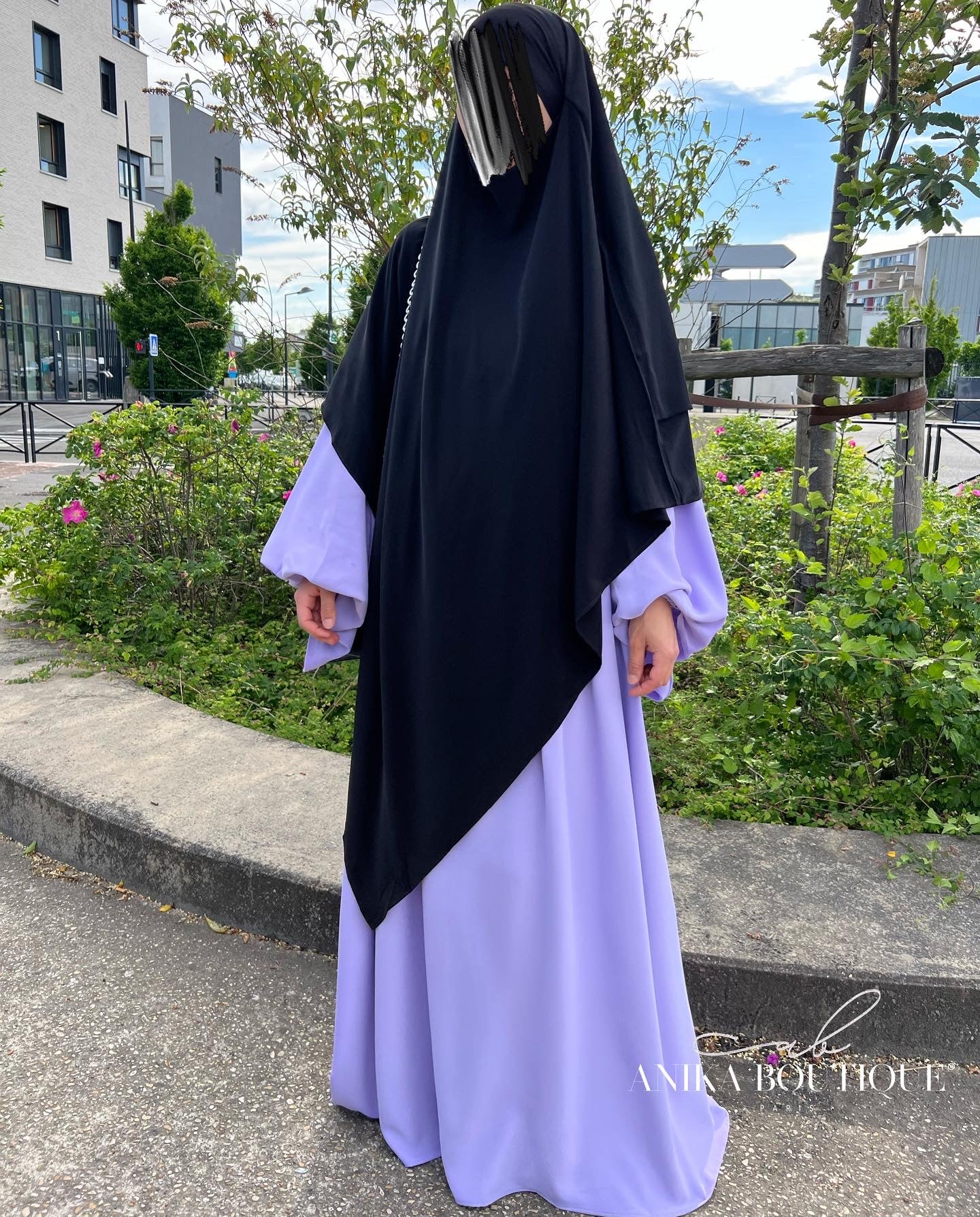 Abaya Naïla - Élégance et Confort avec Manches Bouffantes