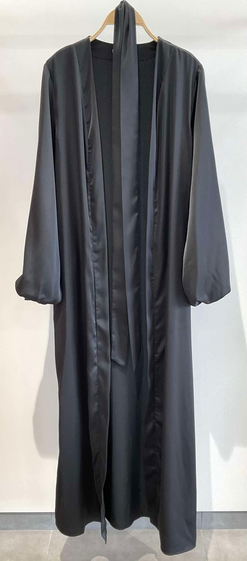 Kimono Satiné manches bouffantes