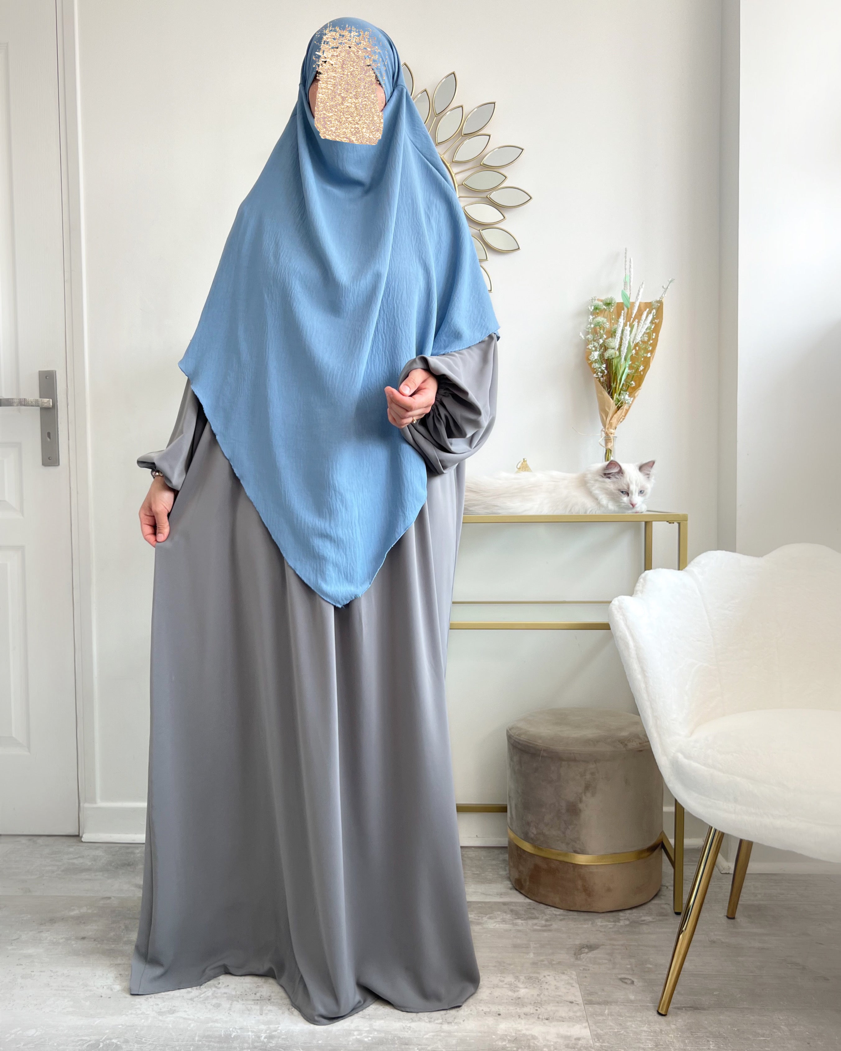 Khimar jazz moyens ( plusieurs couleurs)