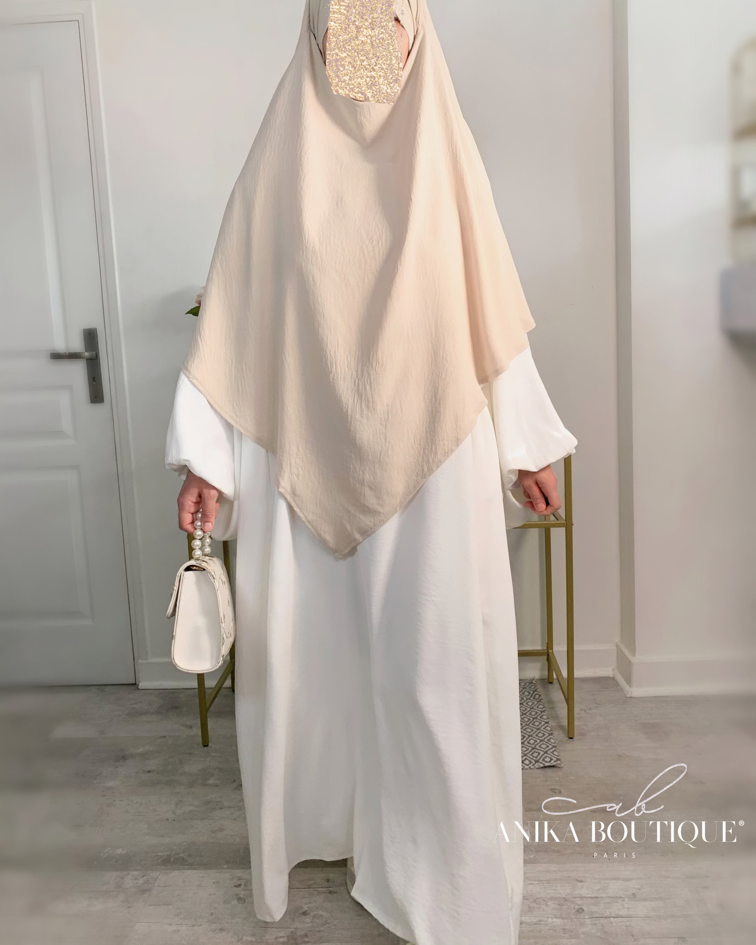Abaya NOURA manches bouffantes