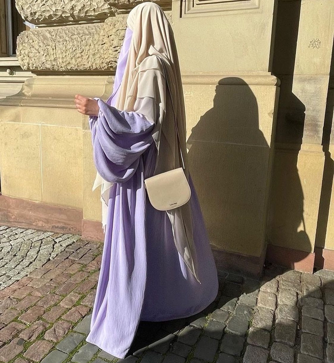 Abaya NOURA manches bouffantes